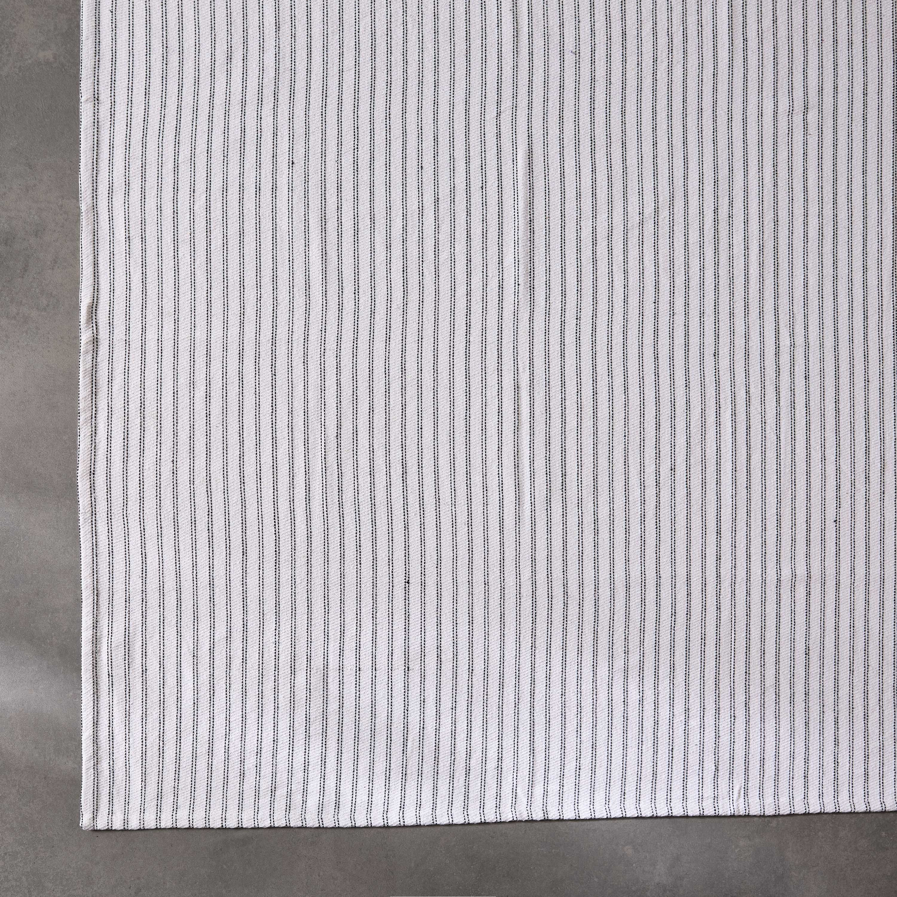 Allan Snow Recycled Cotton Dhurrie - 120x180 cm-hbxdecorandfurnishings-floorcoverings-rugs-image-2