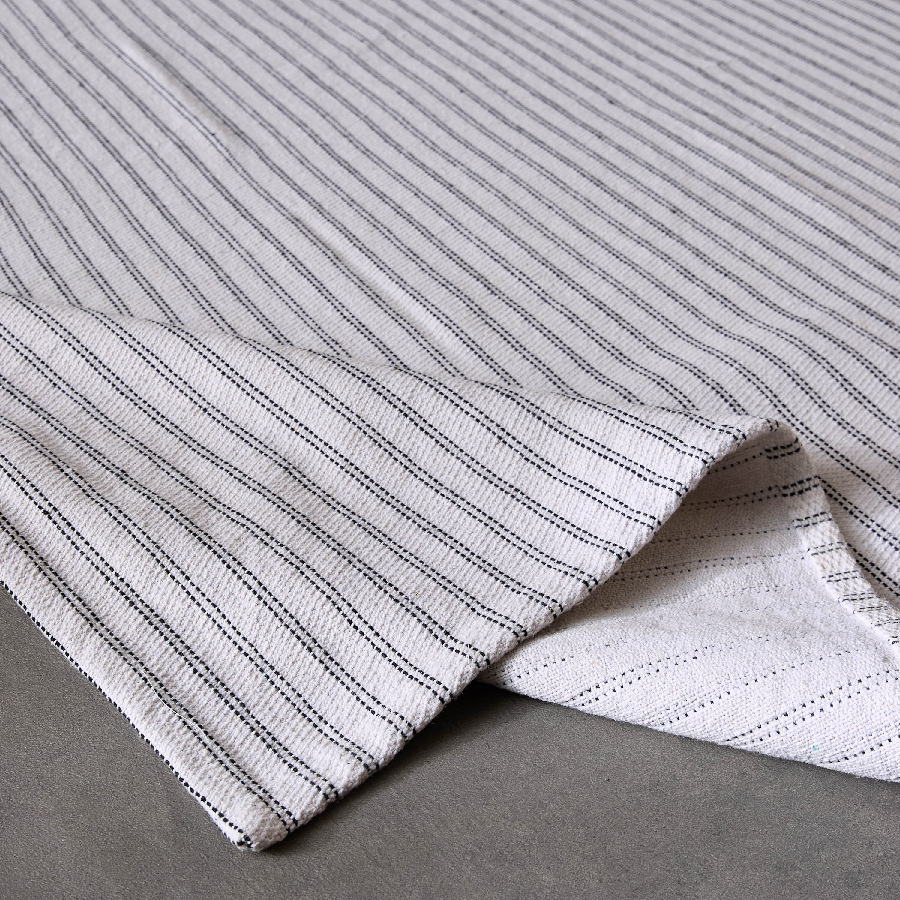 Allan Snow Recycled Cotton Dhurrie - 155x220 cm-hbxdecorandfurnishings-floorcoverings-rugs-image-4