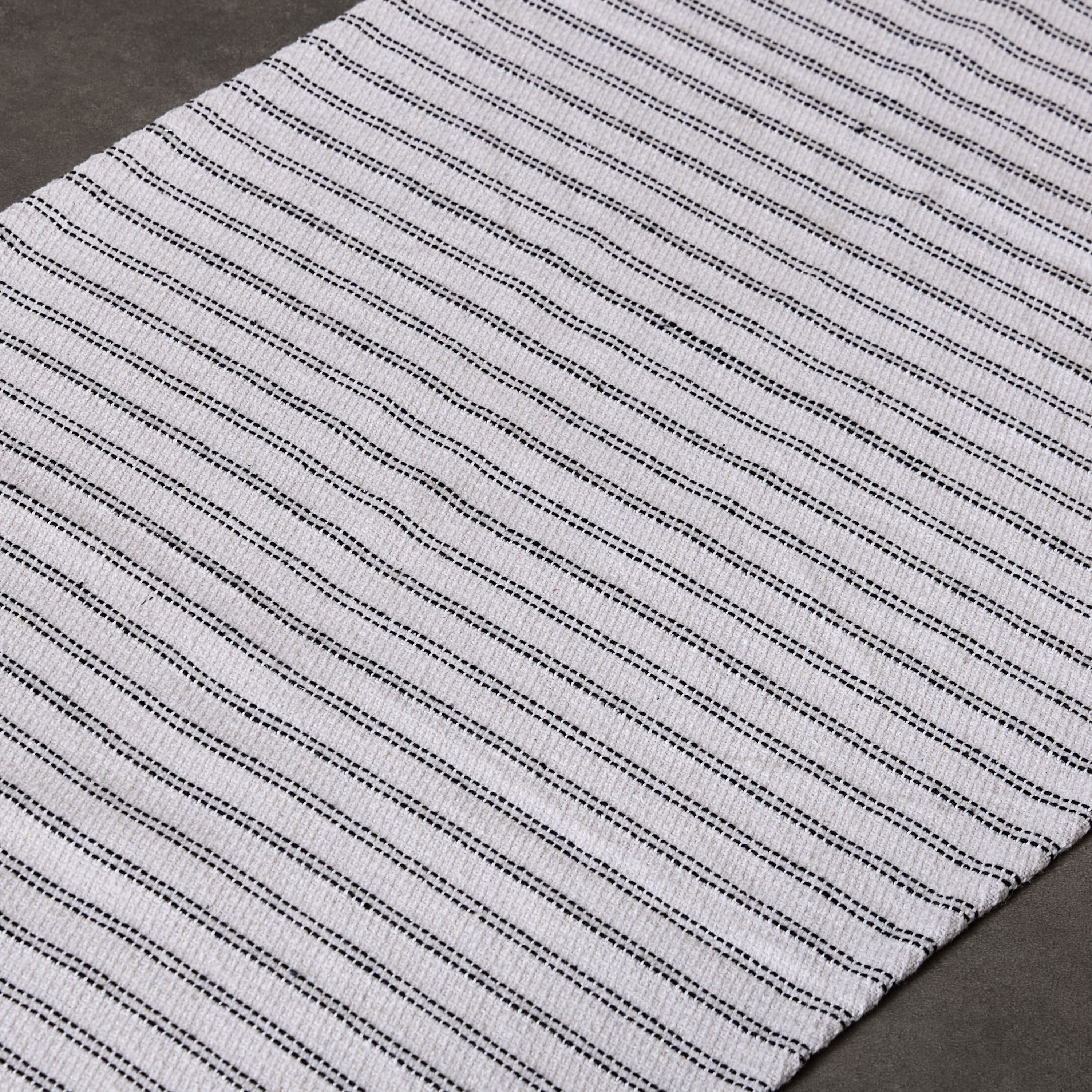 Allan Snow Recycled Cotton Dhurrie - 60x120 cm-hbxdecorandfurnishings-floorcoverings-rugs-image-3