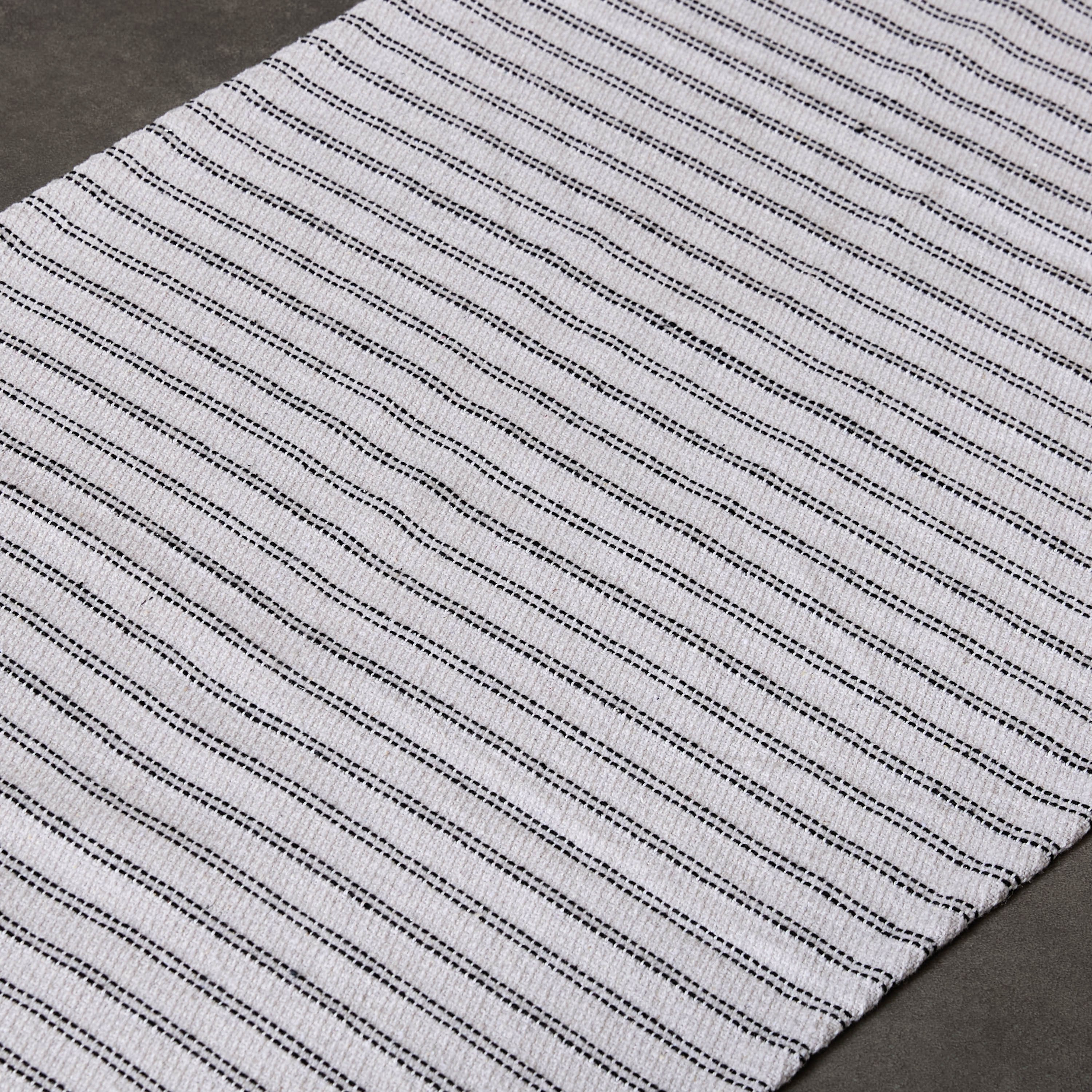 Allan Snow Recycled Cotton Dhurrie - 60x180 cm-hbxdecorandfurnishings-floorcoverings-rugs-image-3