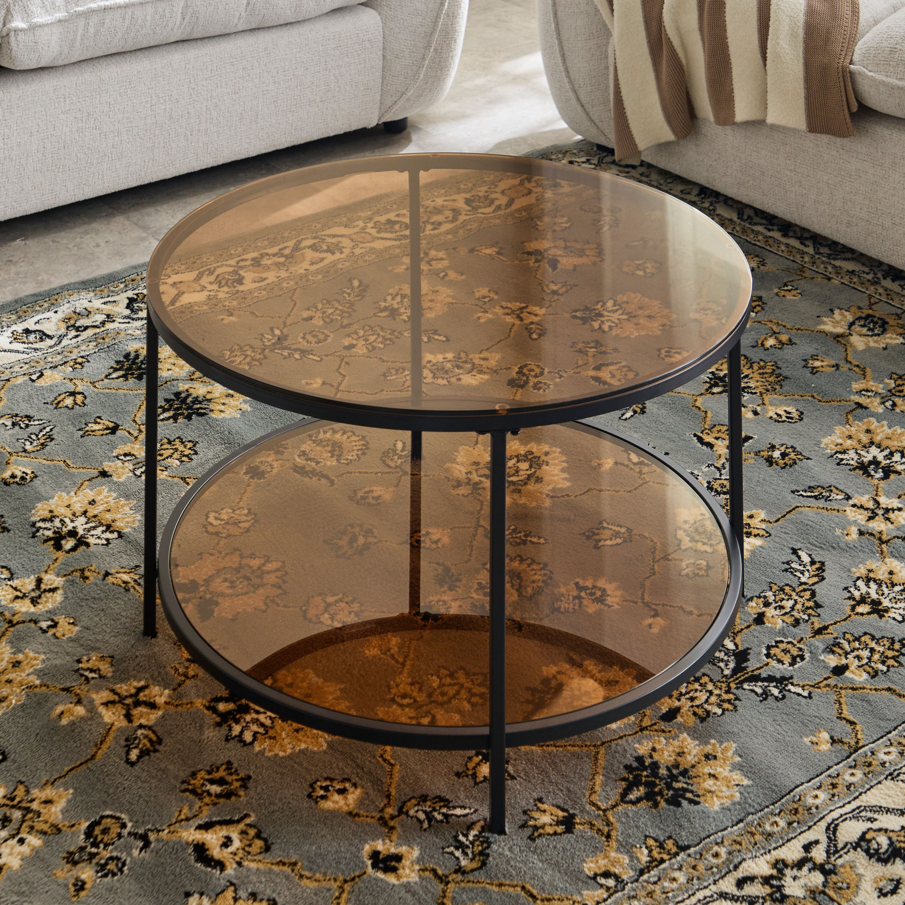 طاولة قهوة بسطح زجاج مع رف من آرك-PROMO_HB_UAE_HBX10_280126-image-2