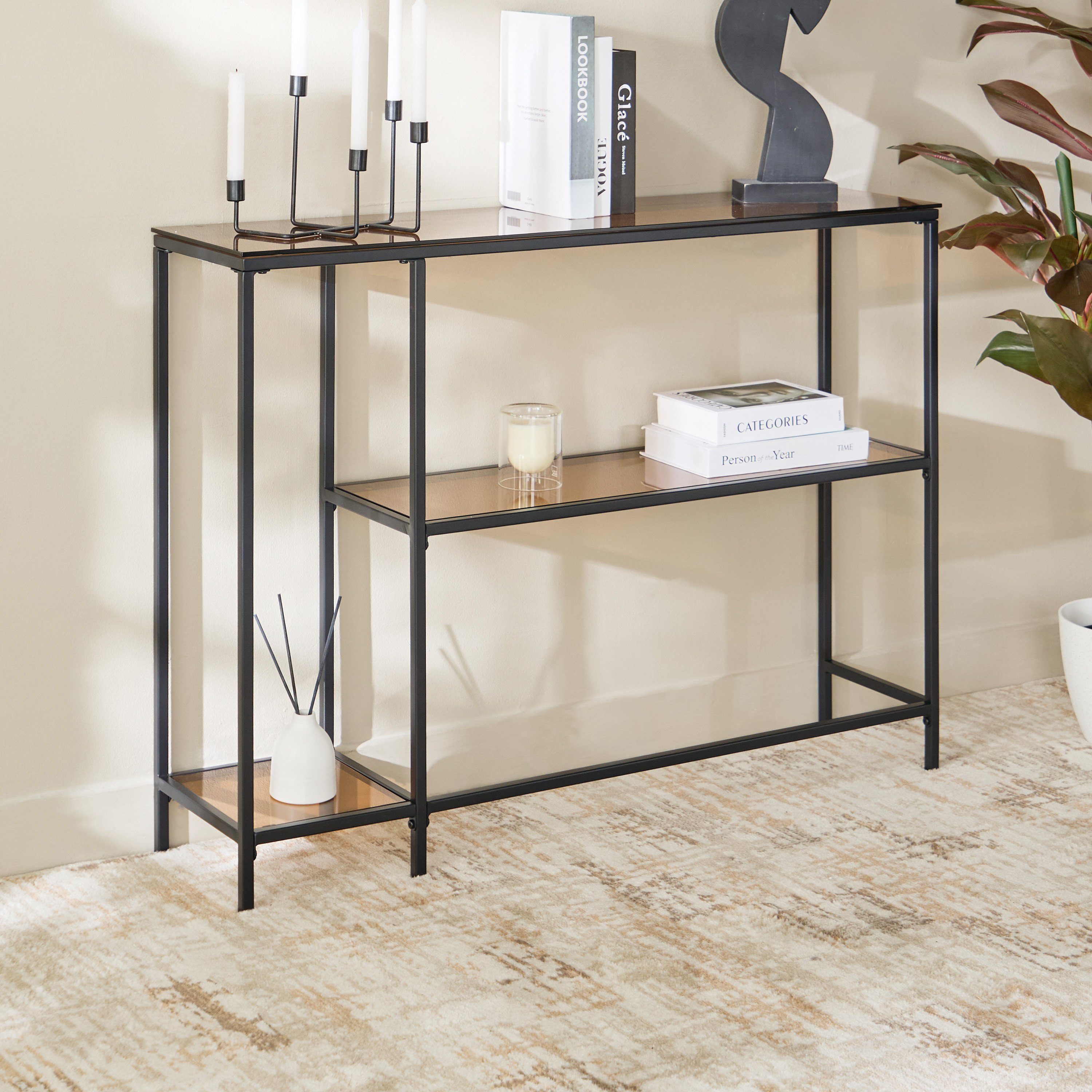 طاولة كونسول بسطح زجاجي من آرك-hbxfurniture-tablesandstands-consoletables-image-1