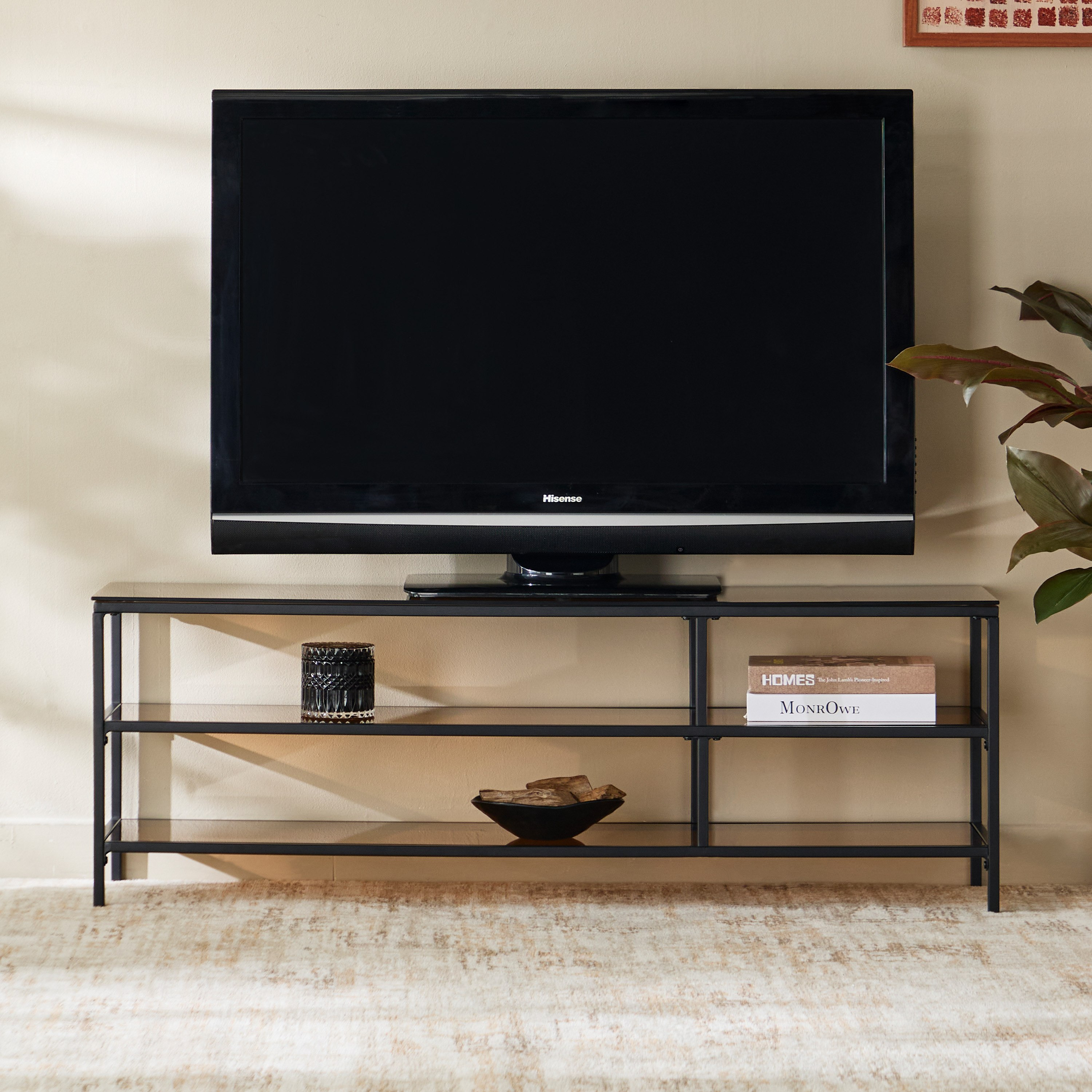 وحدة تلفزيون حتى 55 بوصة 1.3 متر بسطح زجاج من أرك-hbxlivingroom-mediaunitsandstorage-wallunits-image-2