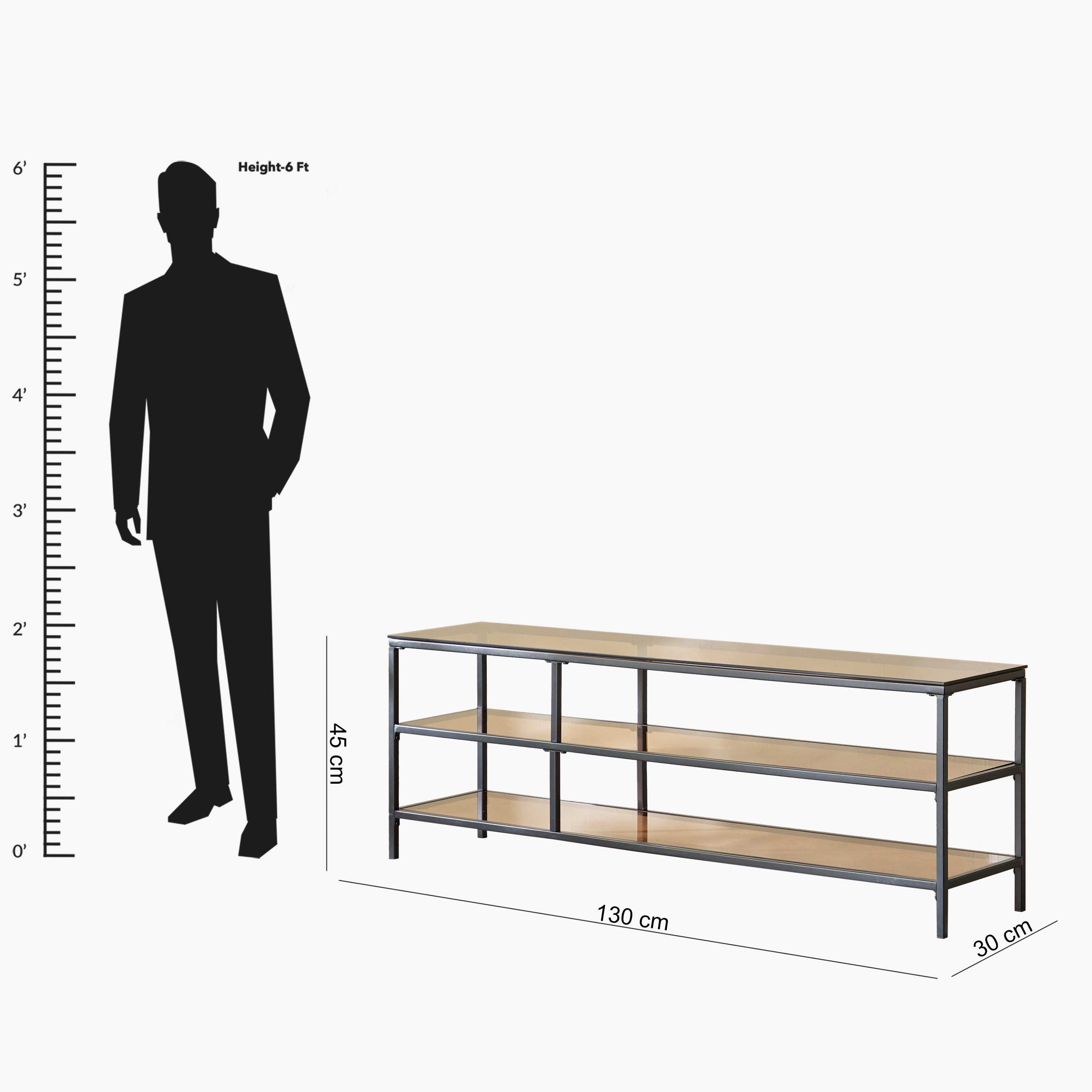 وحدة تلفزيون حتى 55 بوصة 1.3 متر بسطح زجاج من أرك-hbxlivingroom-mediaunitsandstorage-wallunits-image-8