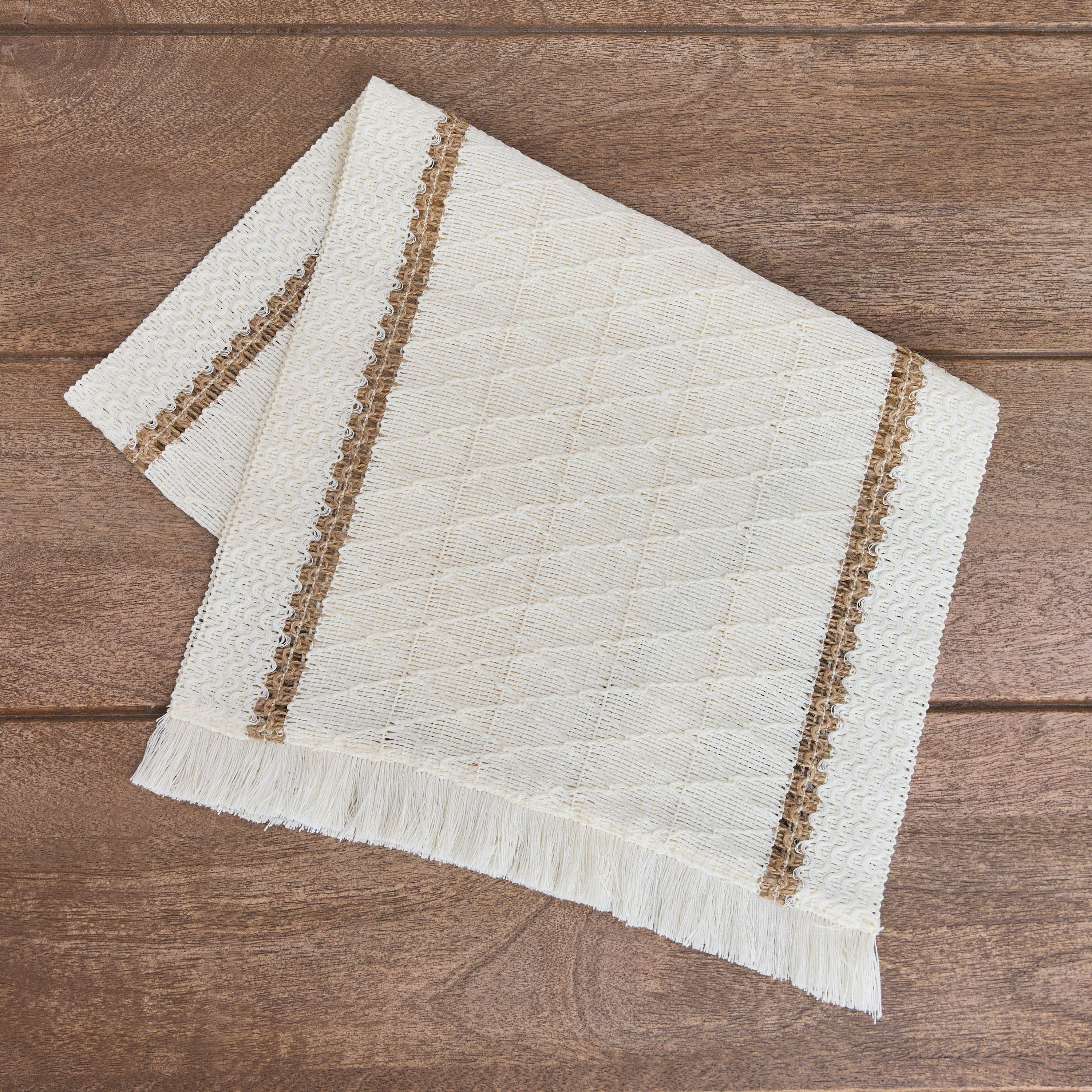 مفرش طاولة منسوج من فيربي - 33×120 سم-hbxdecorandfurnishings-homefurnishings-tablelinens-image-2