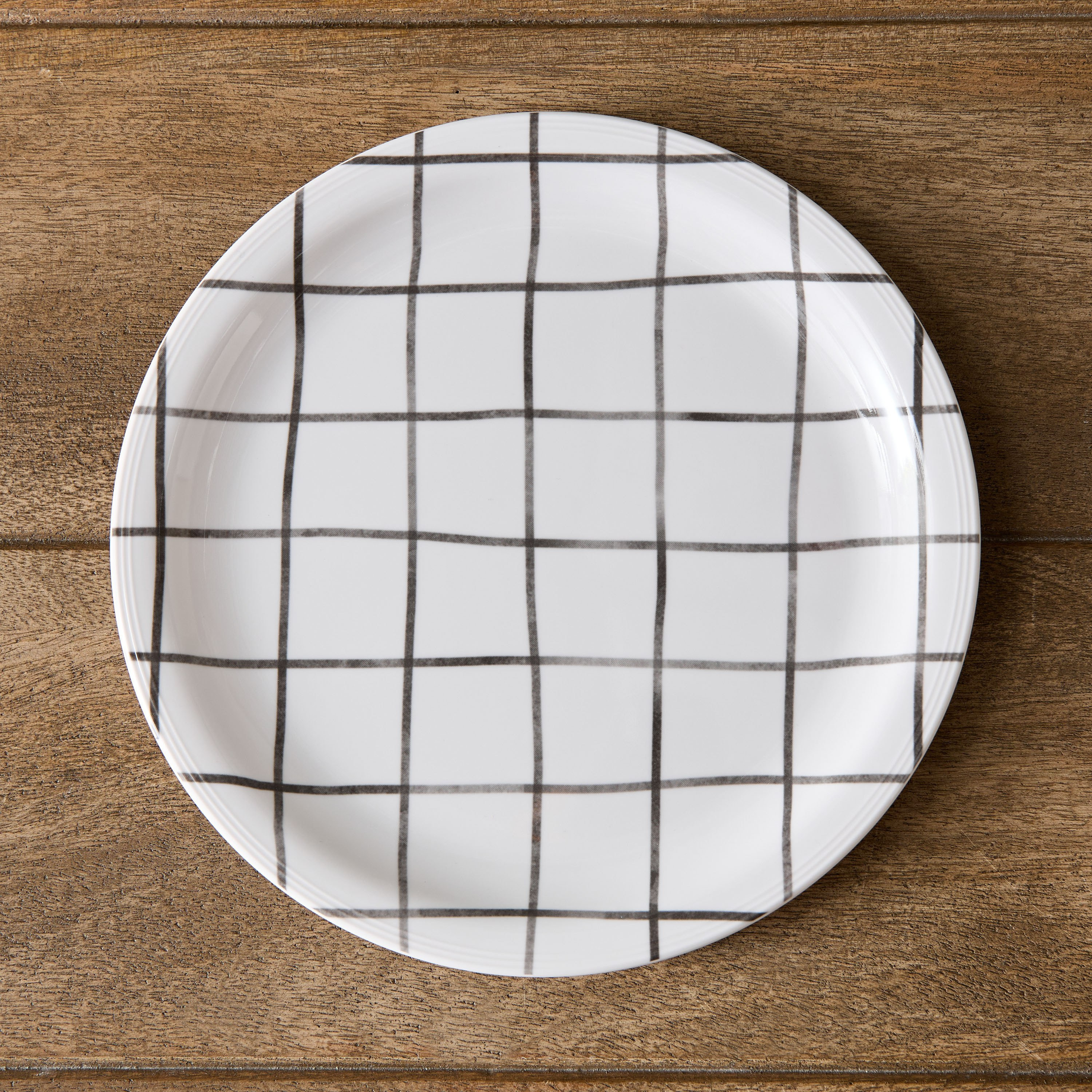 صحن عشاء مربعات - 27 سم-hbxdecorandfurnishings-tabletop-crockery-image-2