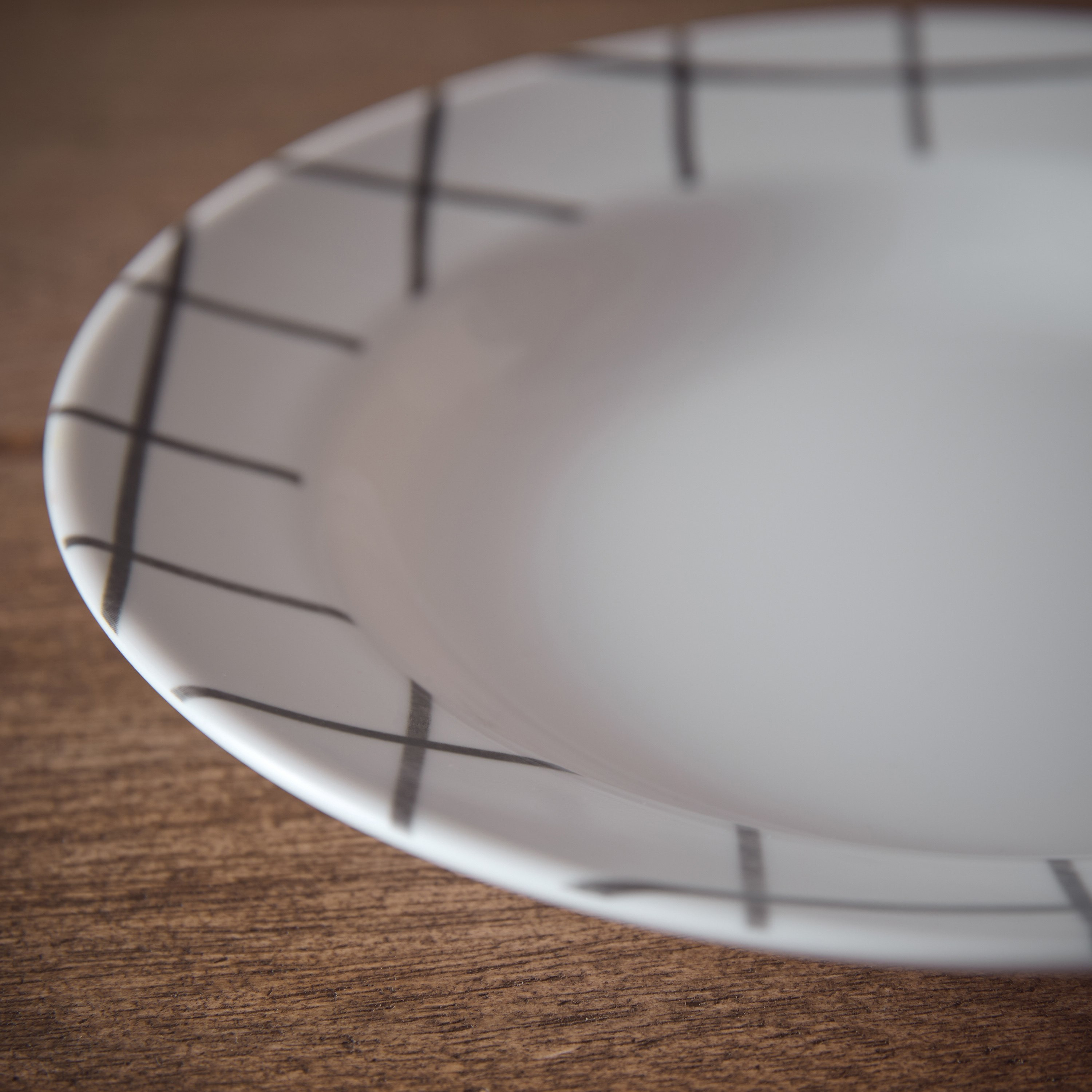 صحن حساء مربعات - 23 سم-hbxdecorandfurnishings-tabletop-crockery-image-3