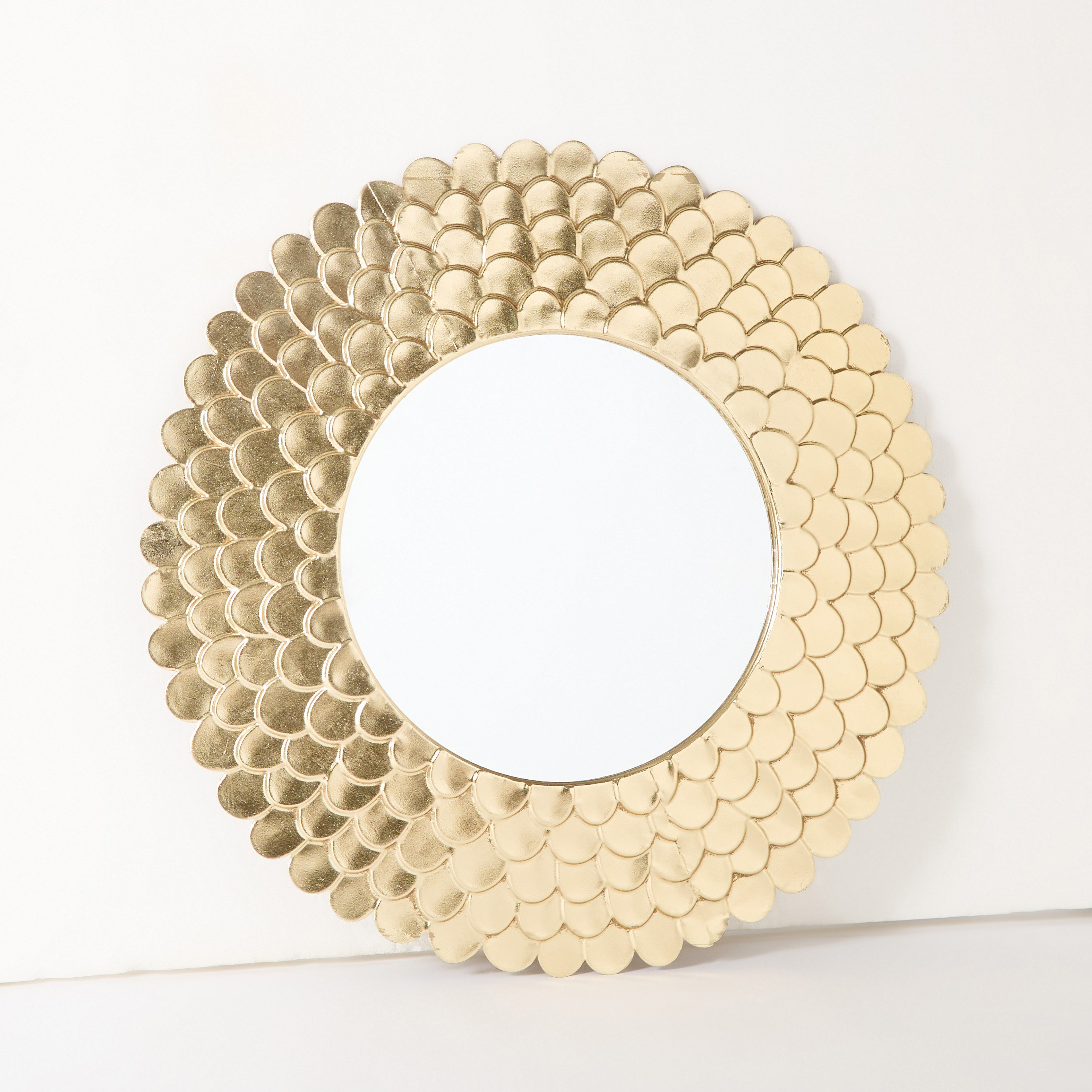 Delp Premium Heavy Duty Metal Scallop Wall Mirror - 75.6x75.6x3.8 cm-PROMO_HB_AE_B1G1_250925-image-5