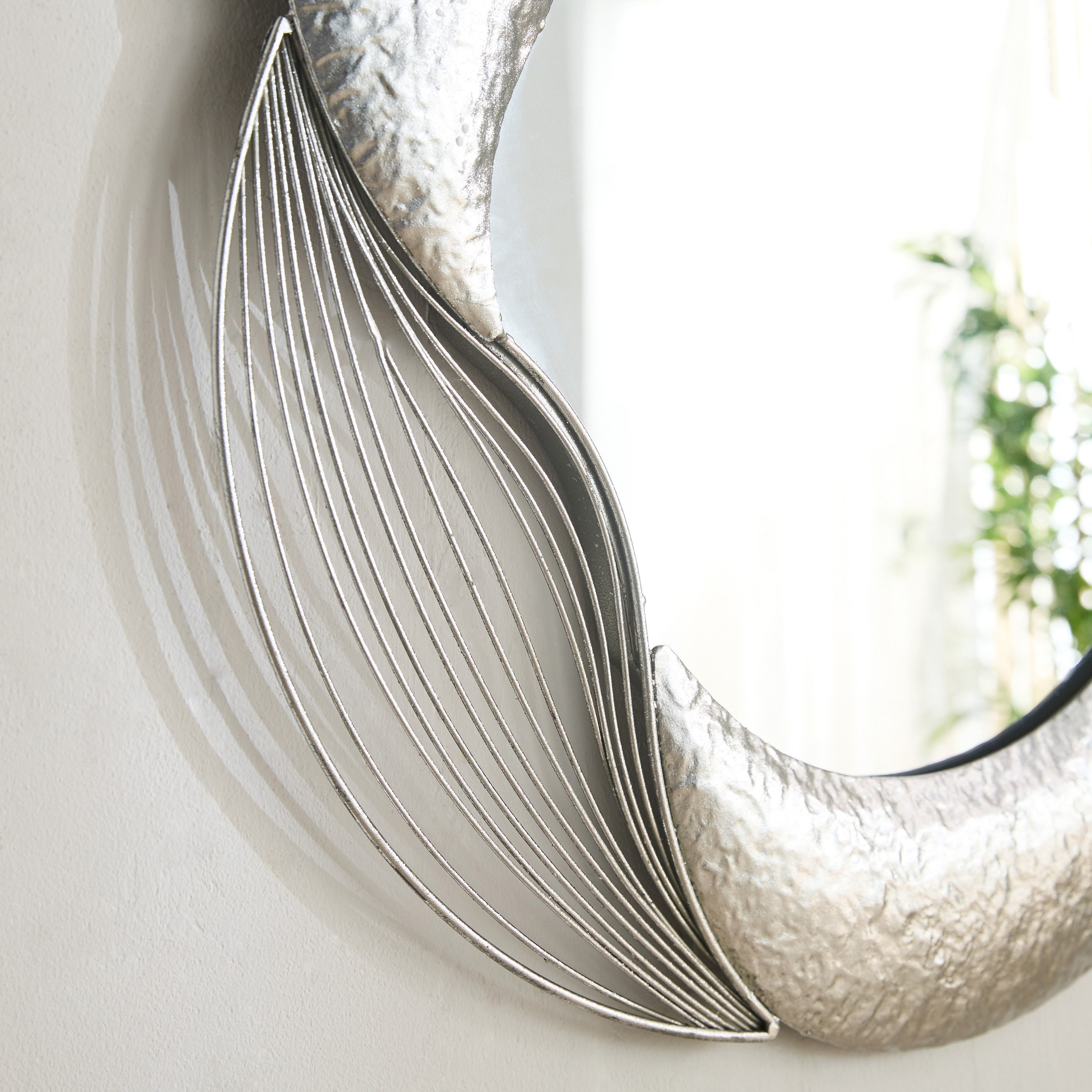 Delp Premium Heavy Duty Metal Nordic Wall Mirror - 74.9x75.6x4.4 cm-PROMO_HB_AE_B1G1_250925-image-3