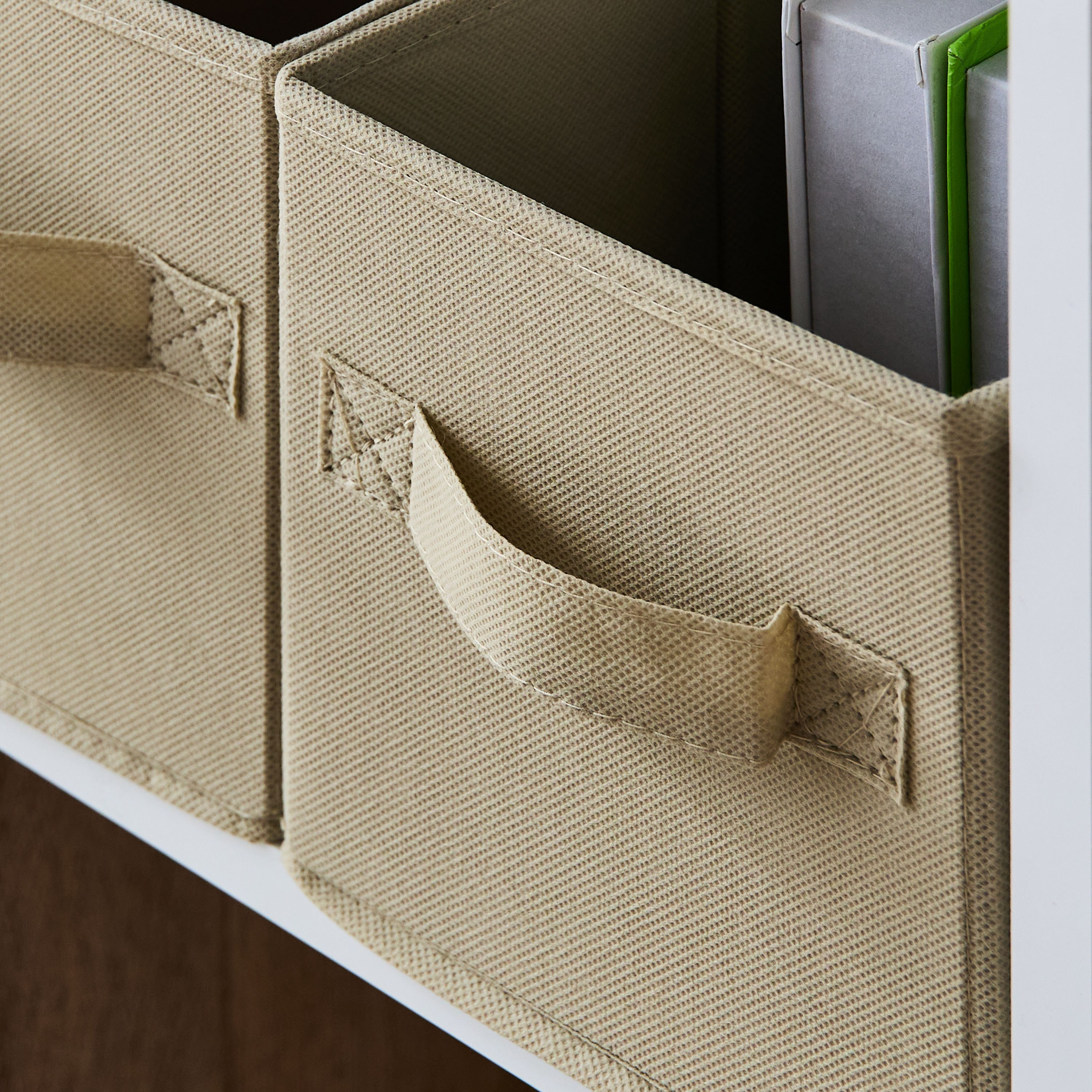 Olive Cube Fabric Box - 15.5x33x16.5 cm-hbxbedroom-bedroomaccessories-bedroomstorage-image-5