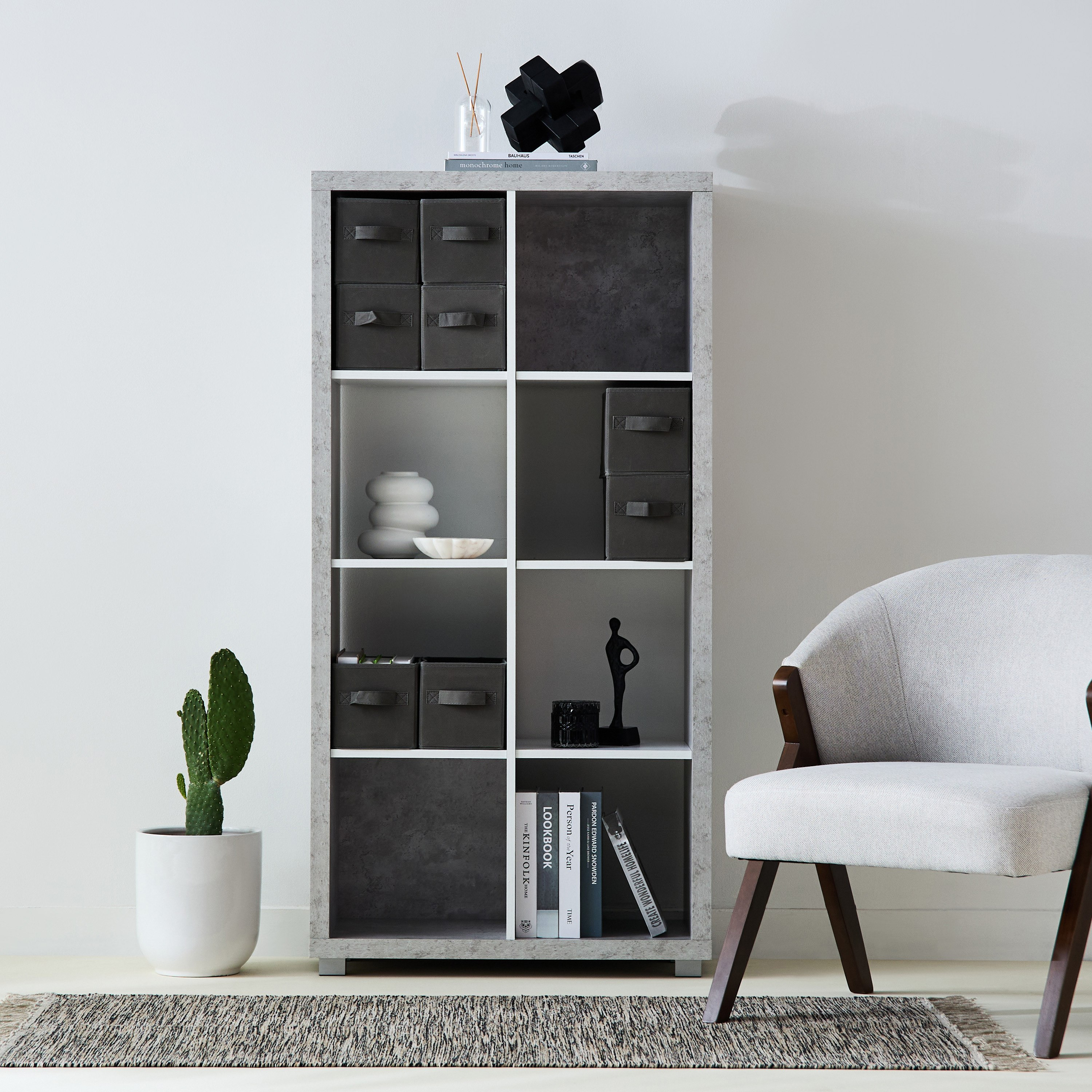 صندوق قماش على شكل مكعب من أوليف - 15.5x33x16.5 سم-hbxbedroom-bedroomaccessories-bedroomstorage-image-7