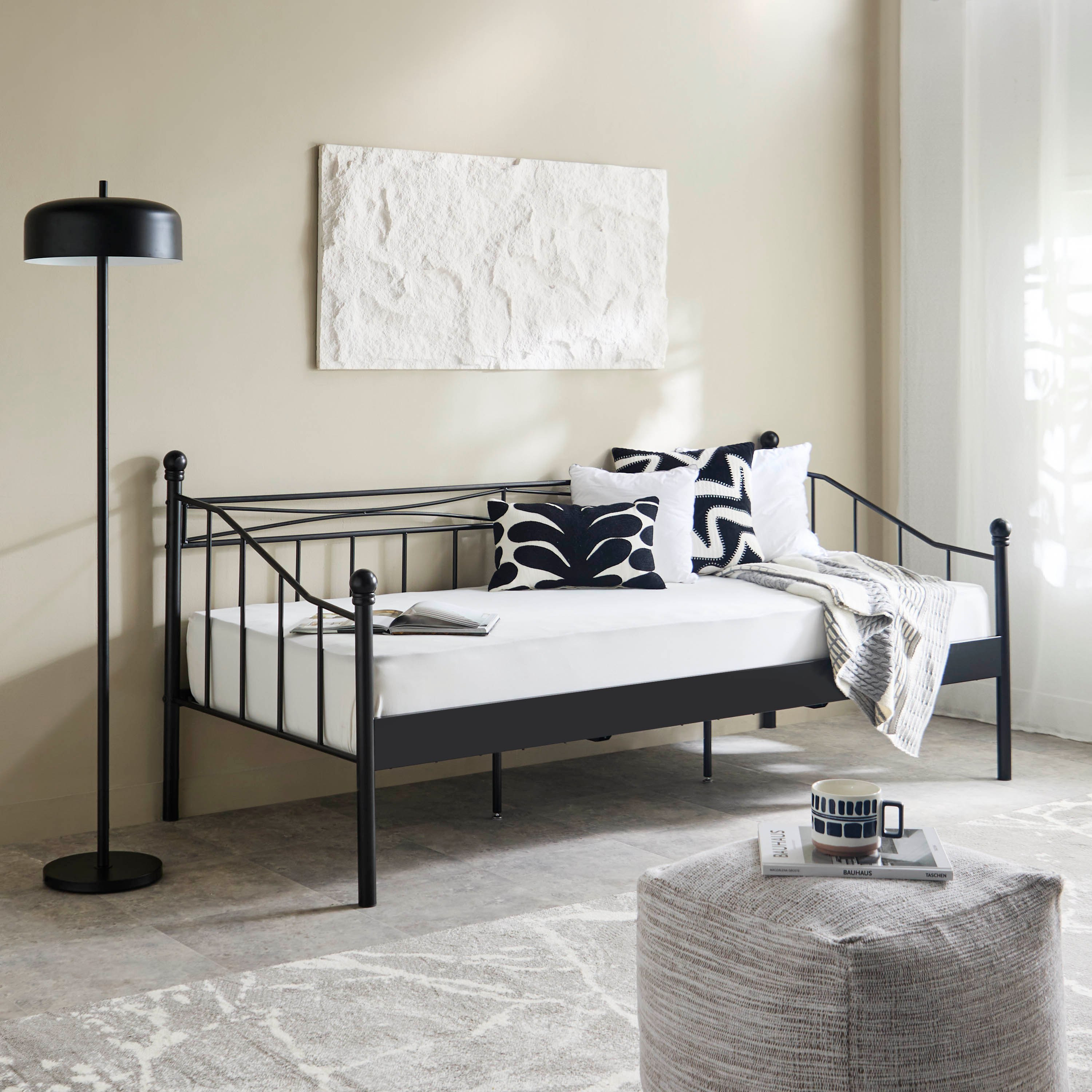 Vanilla Isabella Single Day Bed - 90x200 cm-hbxfurniture-bedsandbedsets-daybeds-image-6