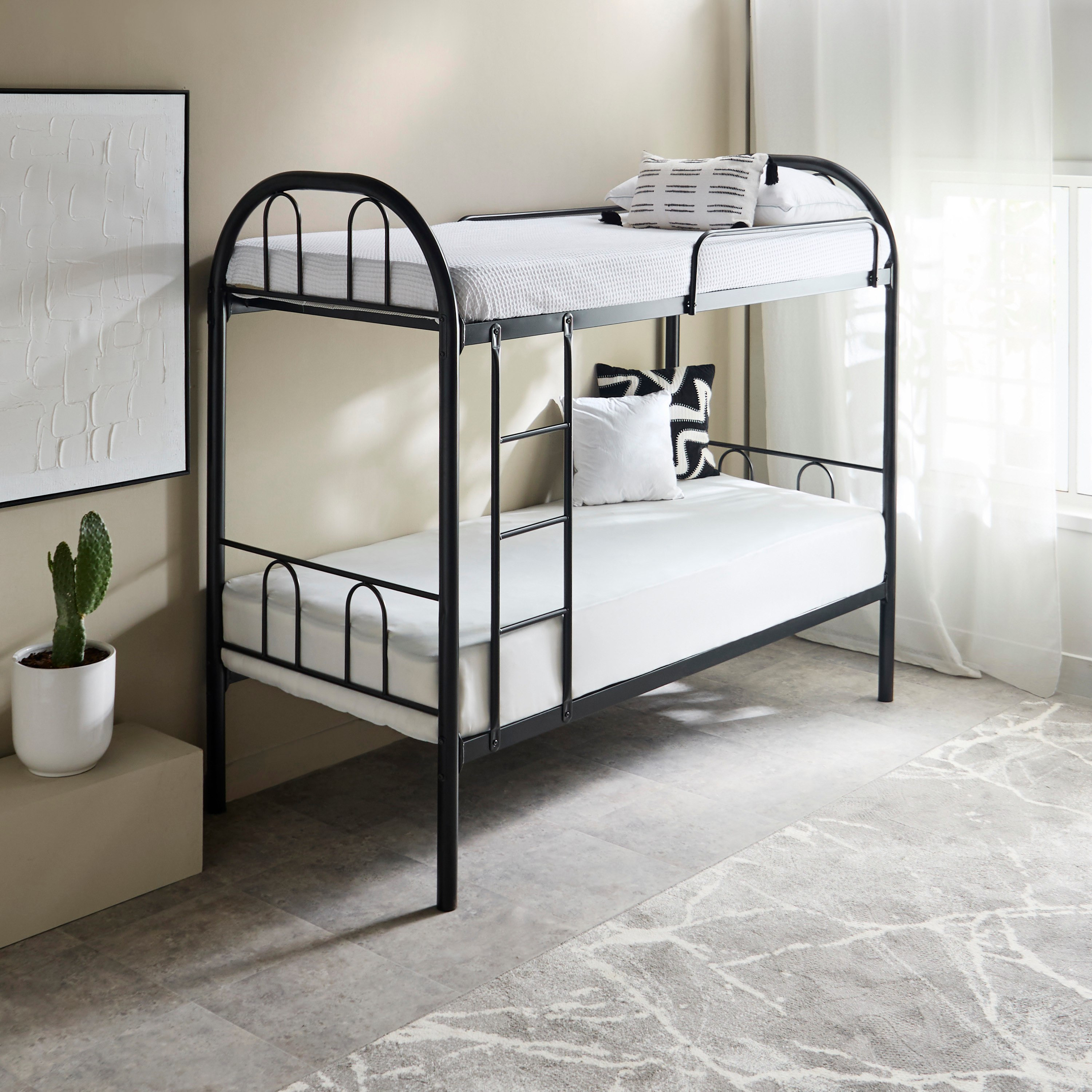 سرير فردي طابقين - ساندلر من موڤو - 90x190 سم-hbxkidsandyouth-bedsandbedsets-bunkbeds-single-image-1