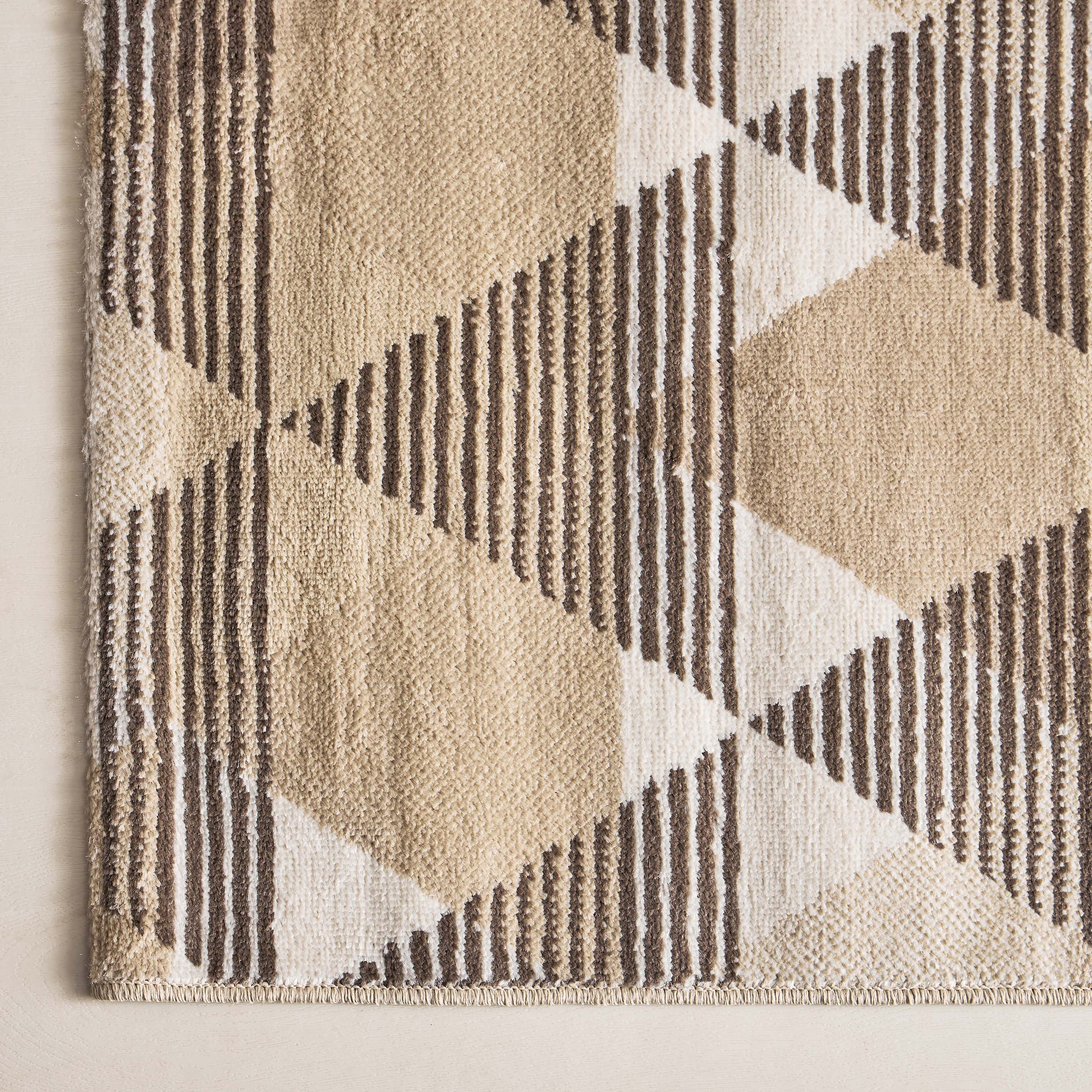 سجادة بولي بروبيلين مقاومة للبقع تريو من مشاعل - 60x150 سم-hbxdecorandfurnishings-floorcoverings-rugs-image-2