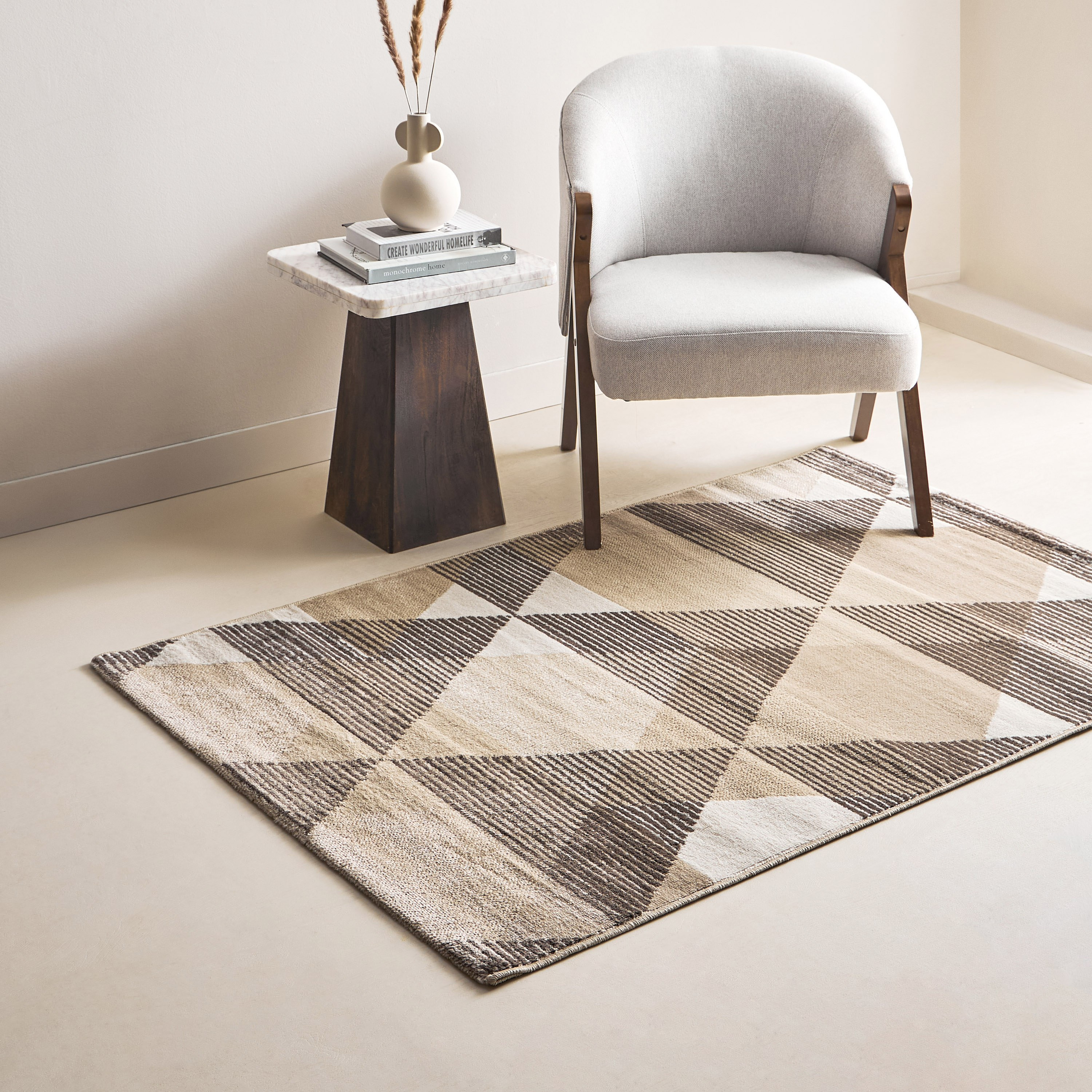سجادة بولي بروبيلين مقاومة للبقع تريو من مشاعل - 110x160 سم-hbxdecorandfurnishings-floorcoverings-rugs-image-5