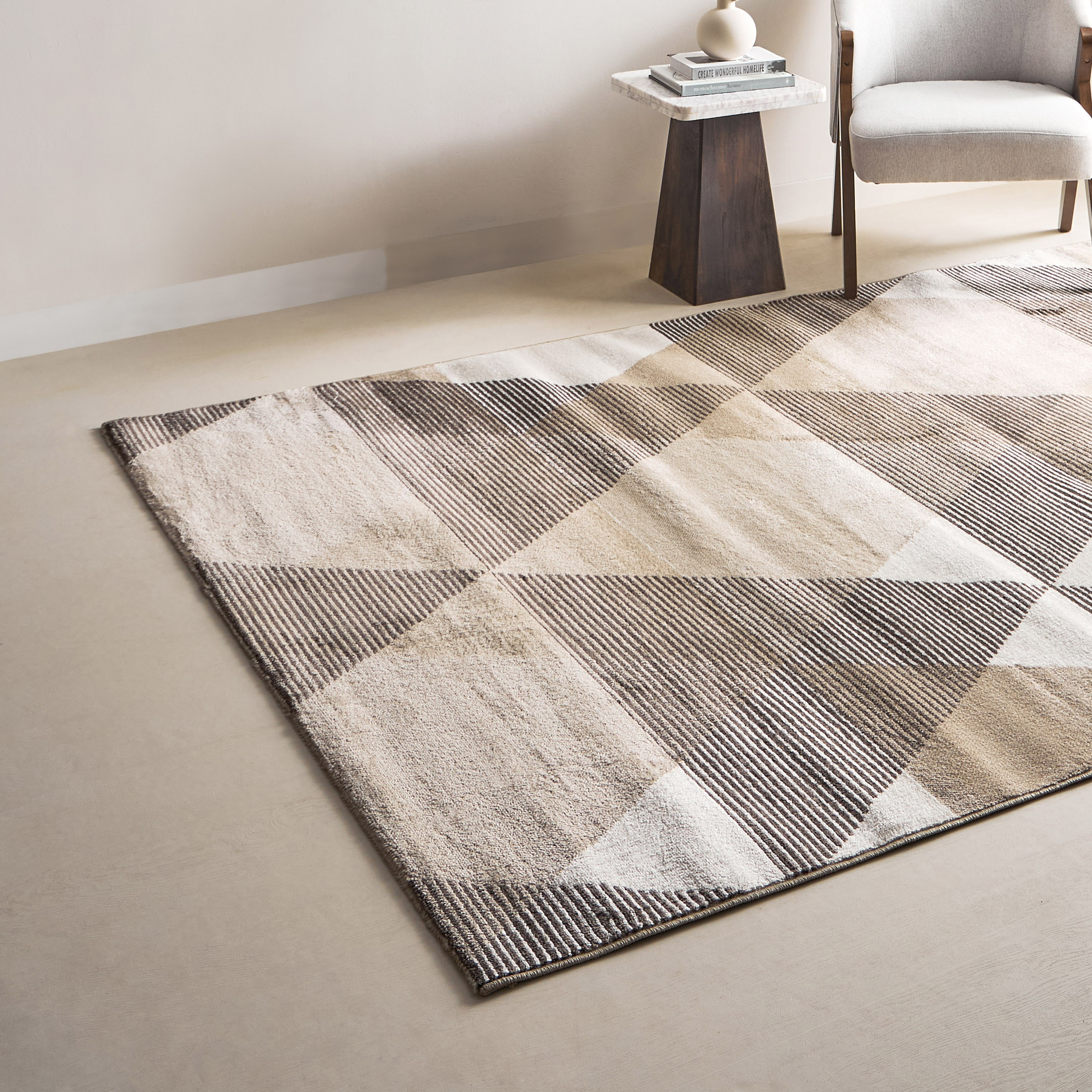 سجادة بولي بروبيلين مقاومة للبقع تريو من مشاعل - 200x300 سم-hbxdecorandfurnishings-floorcoverings-rugs-image-1
