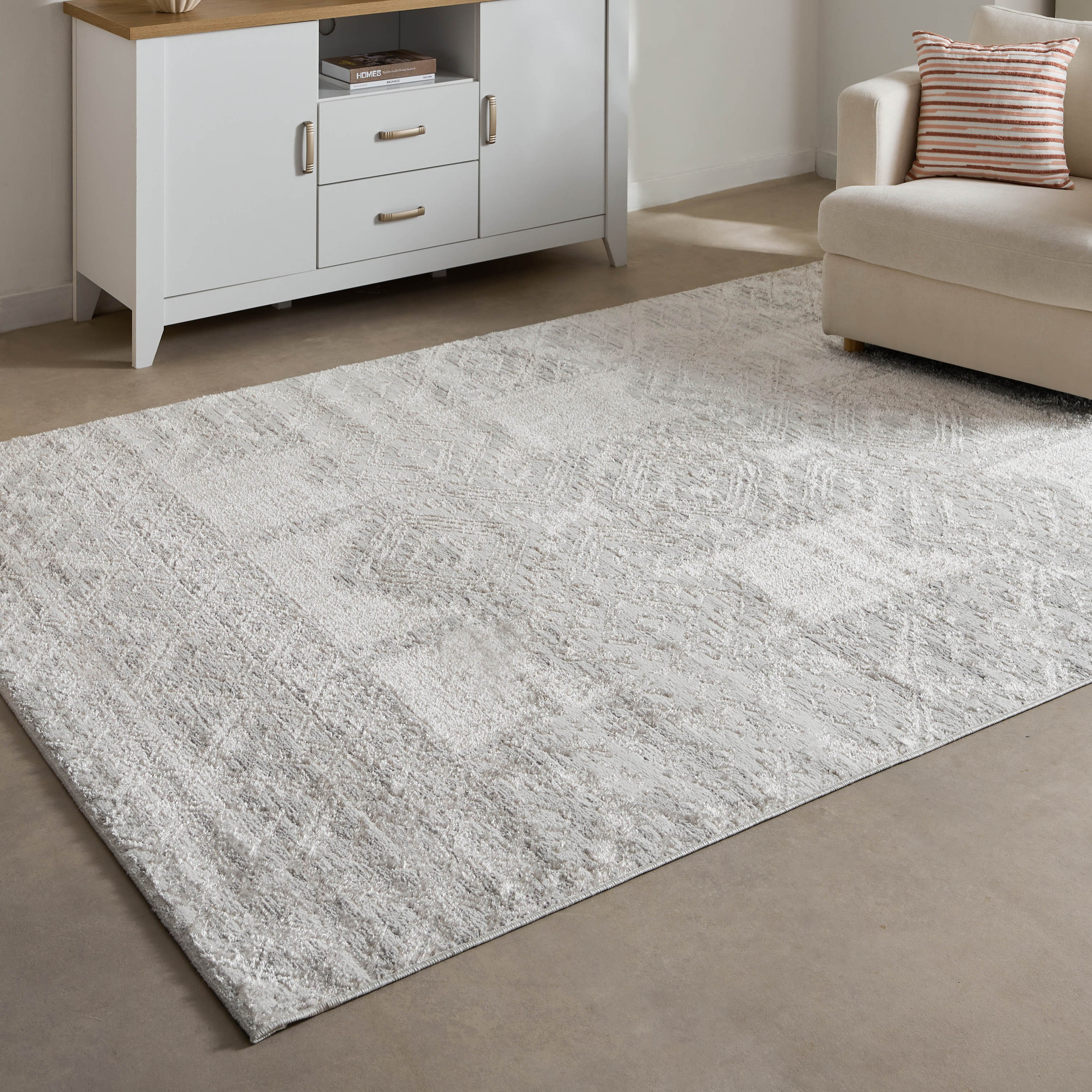 Covara Gloss Classy Stain Resistant Polypropylene Rug - 200x300 cm-hbxdecorandfurnishings-floorcoverings-rugs-image-1