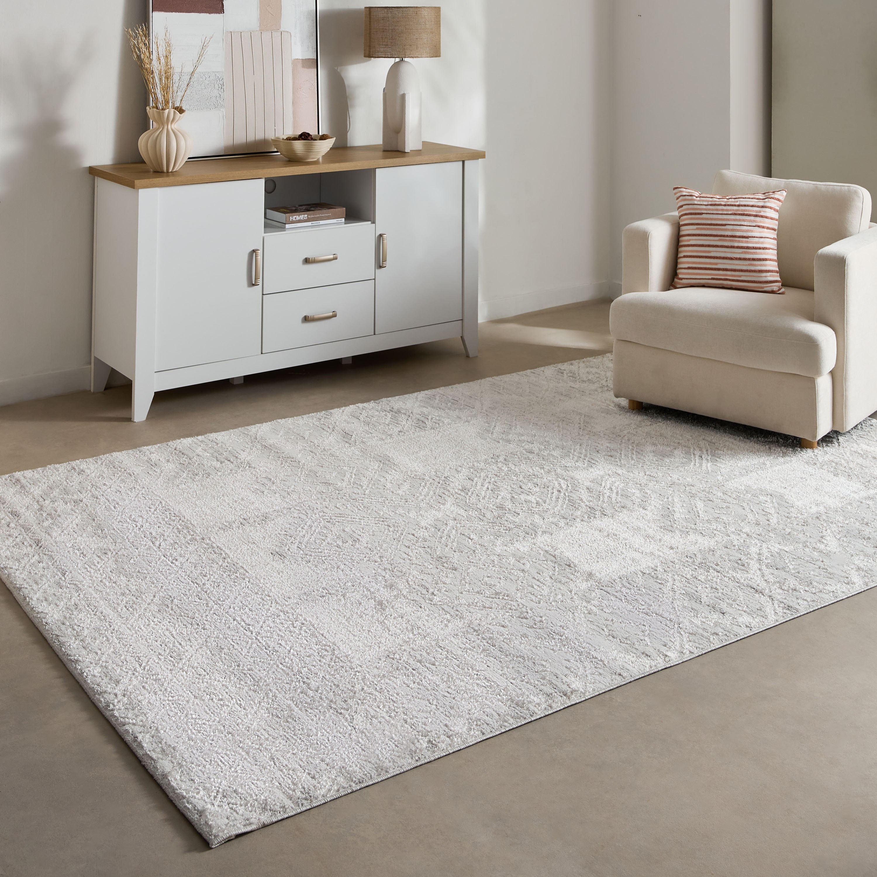 Covara Gloss Classy Stain Resistant Polypropylene Rug - 200x300 cm-hbxdecorandfurnishings-floorcoverings-rugs-image-5