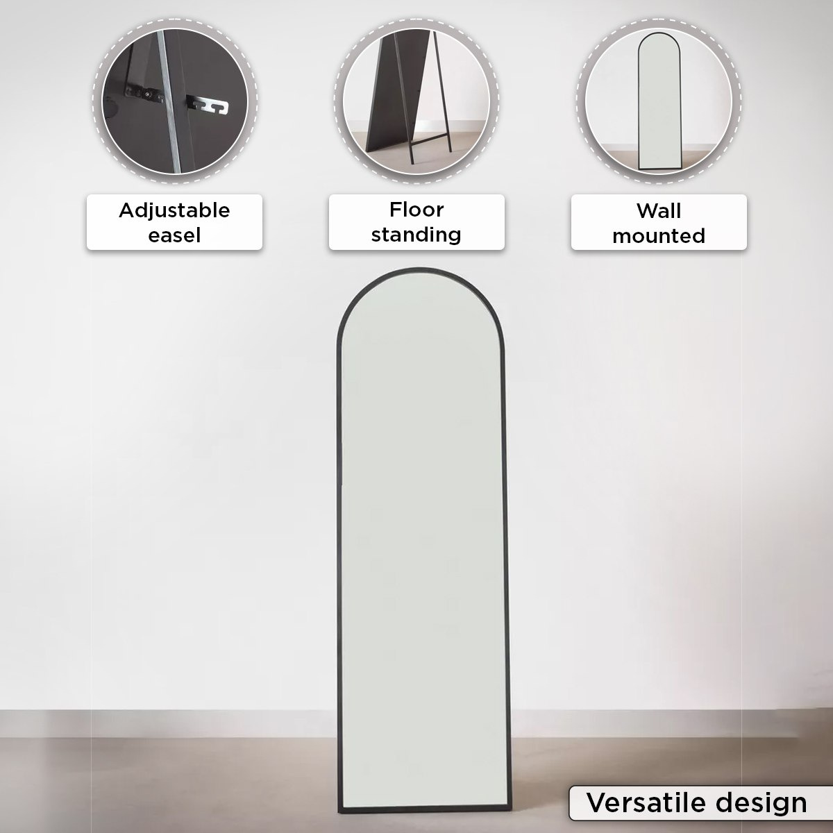 مرآة قائمة بإطار معدني من فريسكو - 50x160 سم-hbxhomeware-hbxdecorandfurnishings-image-5
