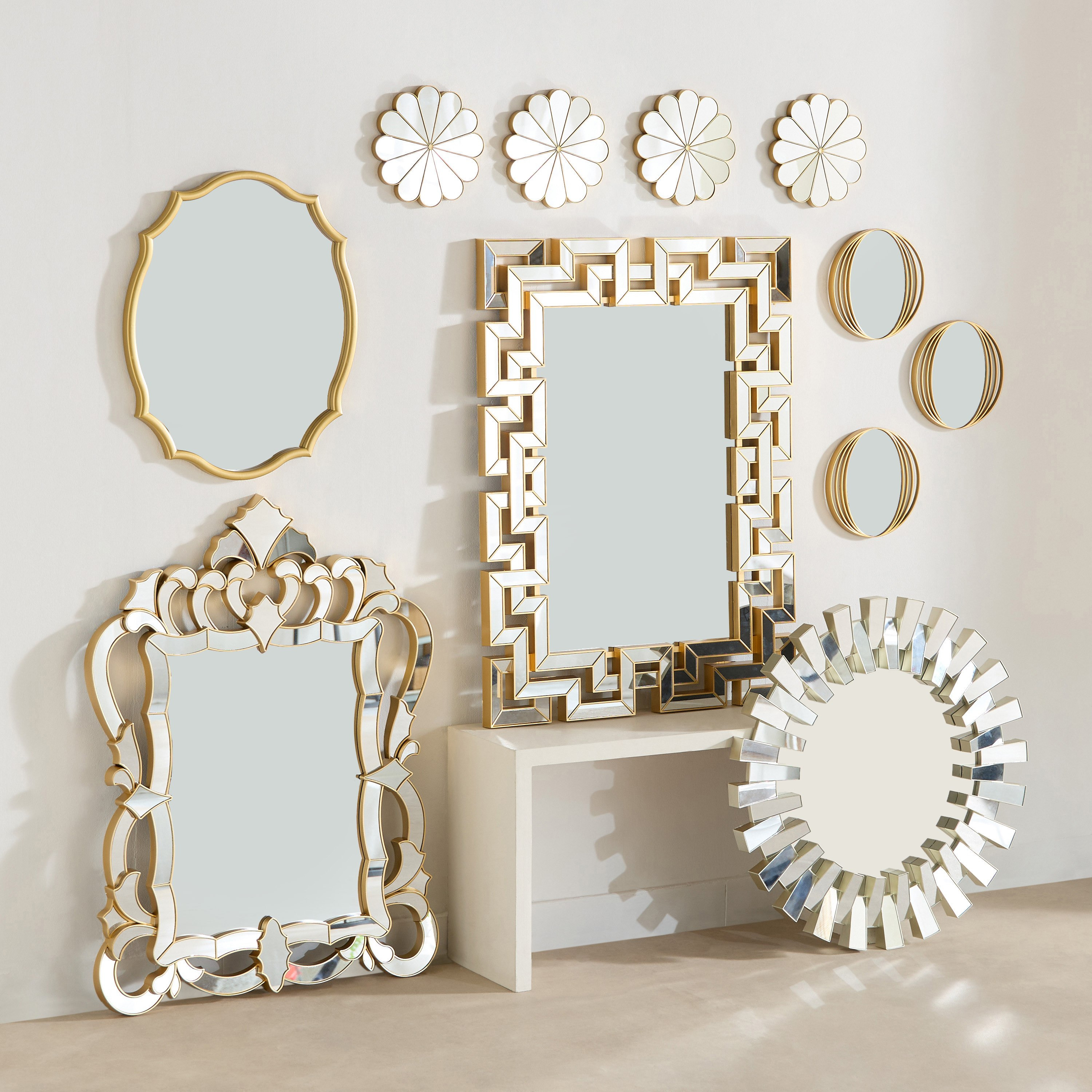 مرآة ديكور فاخرة شديدة التحمل من كوستيلو - 76x102x3 سم-hbxhomeware-hbxdecorandfurnishings-image-4