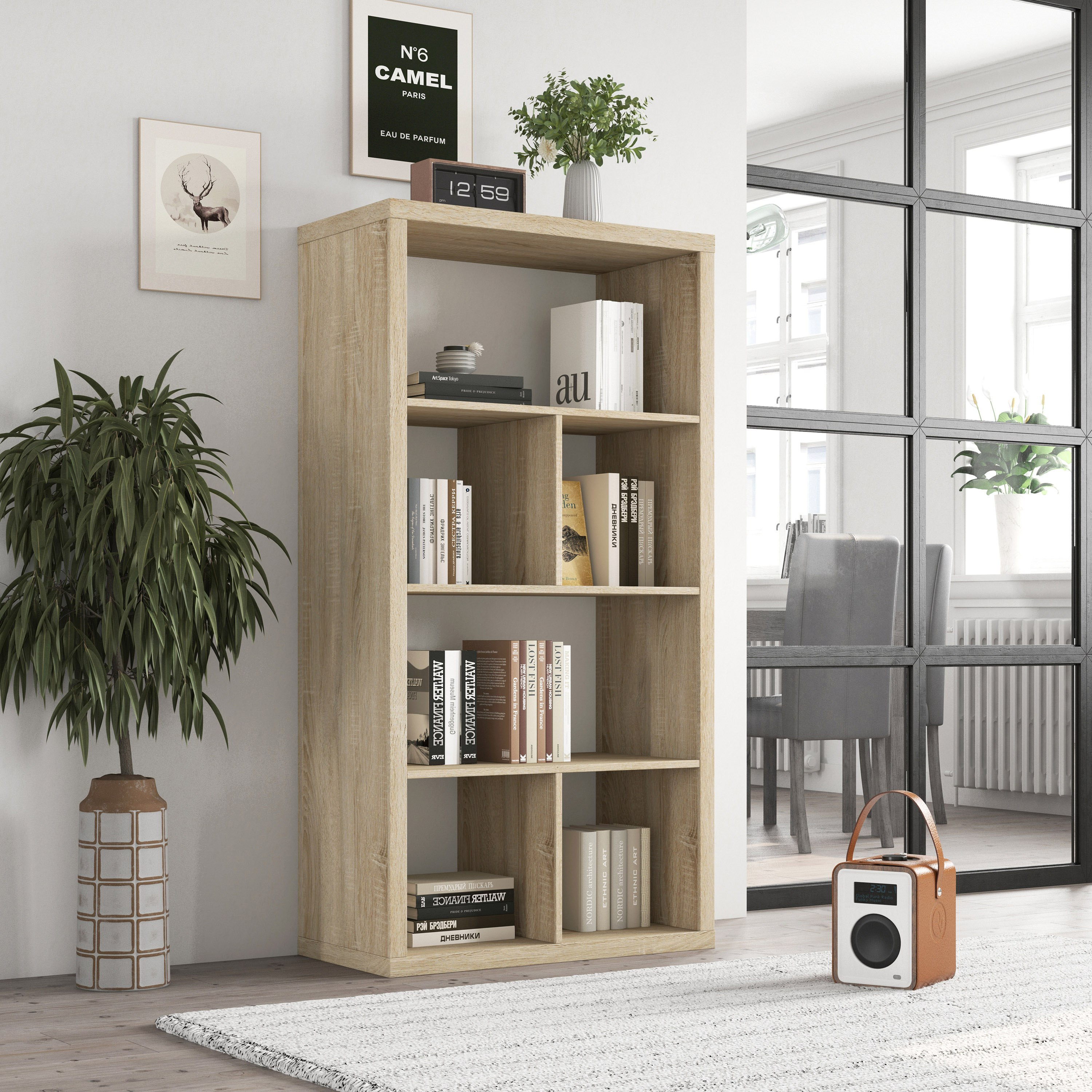 خزانة كتب مكعبة NXT 6 من هالمستاد-hbxfurniture-office-bookcases-image-1