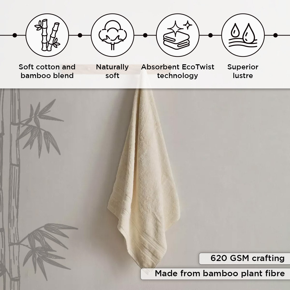 منشفة حمام قطن خيزران من إيفر إيكو - 70×140 سم-hbxbathroom-bathroomtextiles-image-4