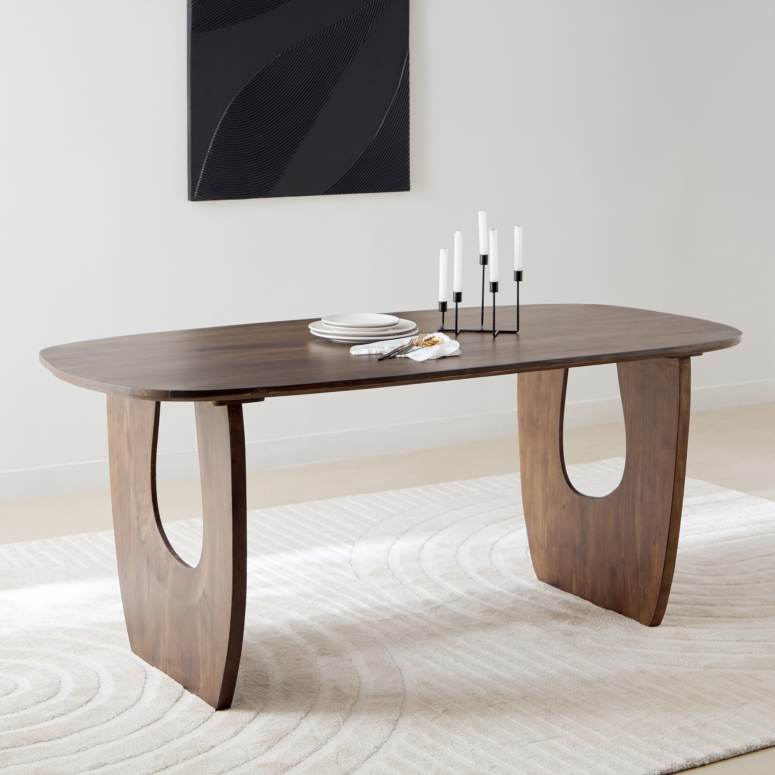 Vendra Bay Solid Wood 6-Seater Dining Table-hbxdiningroom-diningtablesandsets-diningtables-sixseater-image-1