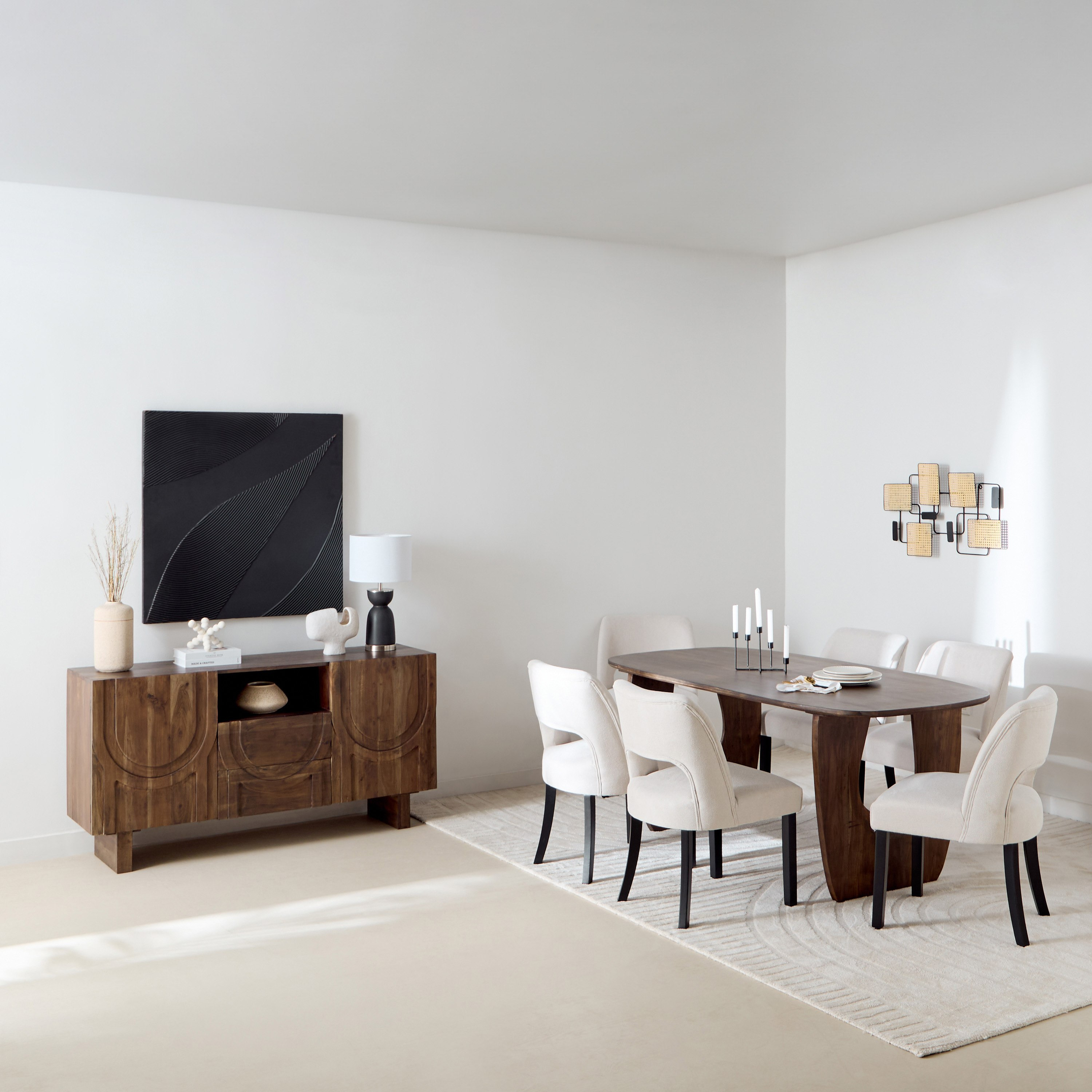Vendra Bay Solid Wood 6-Seater Dining Table-hbxdiningroom-diningtablesandsets-diningtables-sixseater-image-7