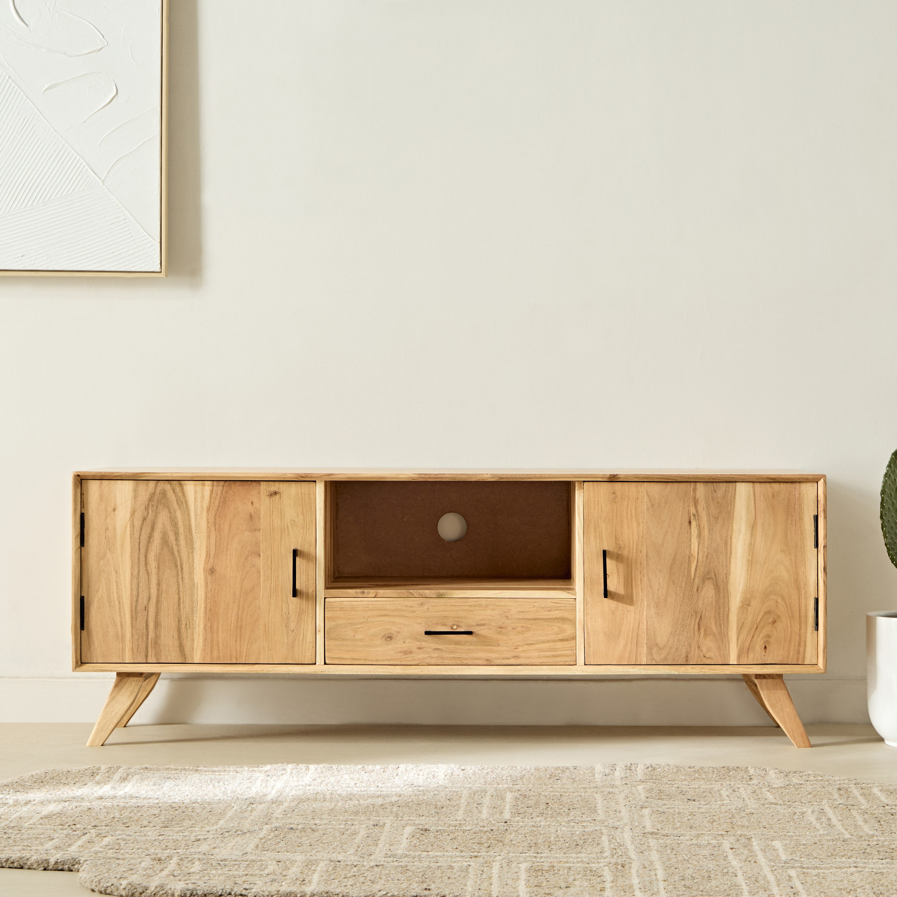 Vendra Boho 1.5 Metre Solid Wood TV Unit for TVs up to 65 inches-hbxlivingroom-mediaunitsandstorage-tvunits-image-3