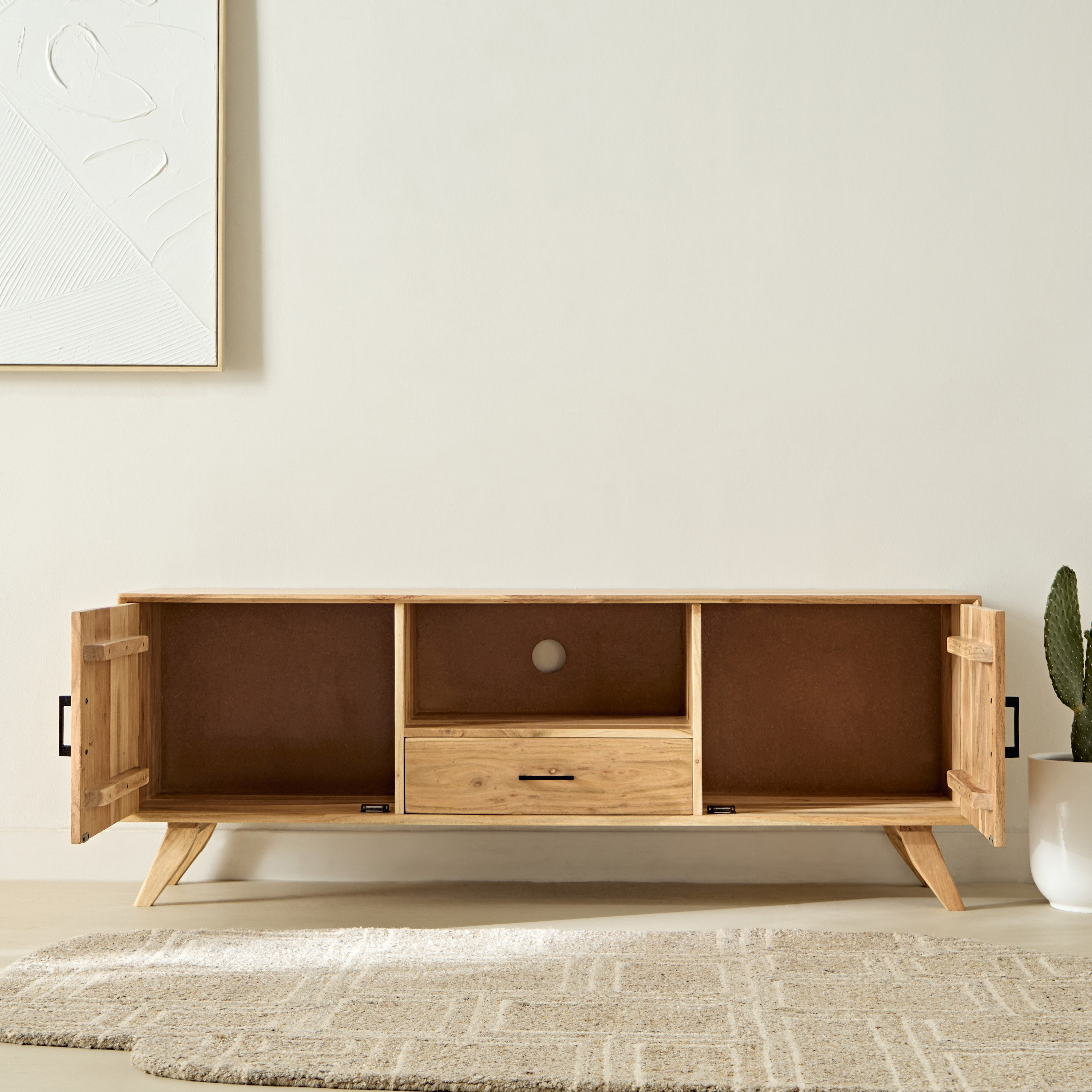 Vendra Boho 1.5 Metre Solid Wood TV Unit for TVs up to 65 inches-hbxlivingroom-mediaunitsandstorage-tvunits-image-6