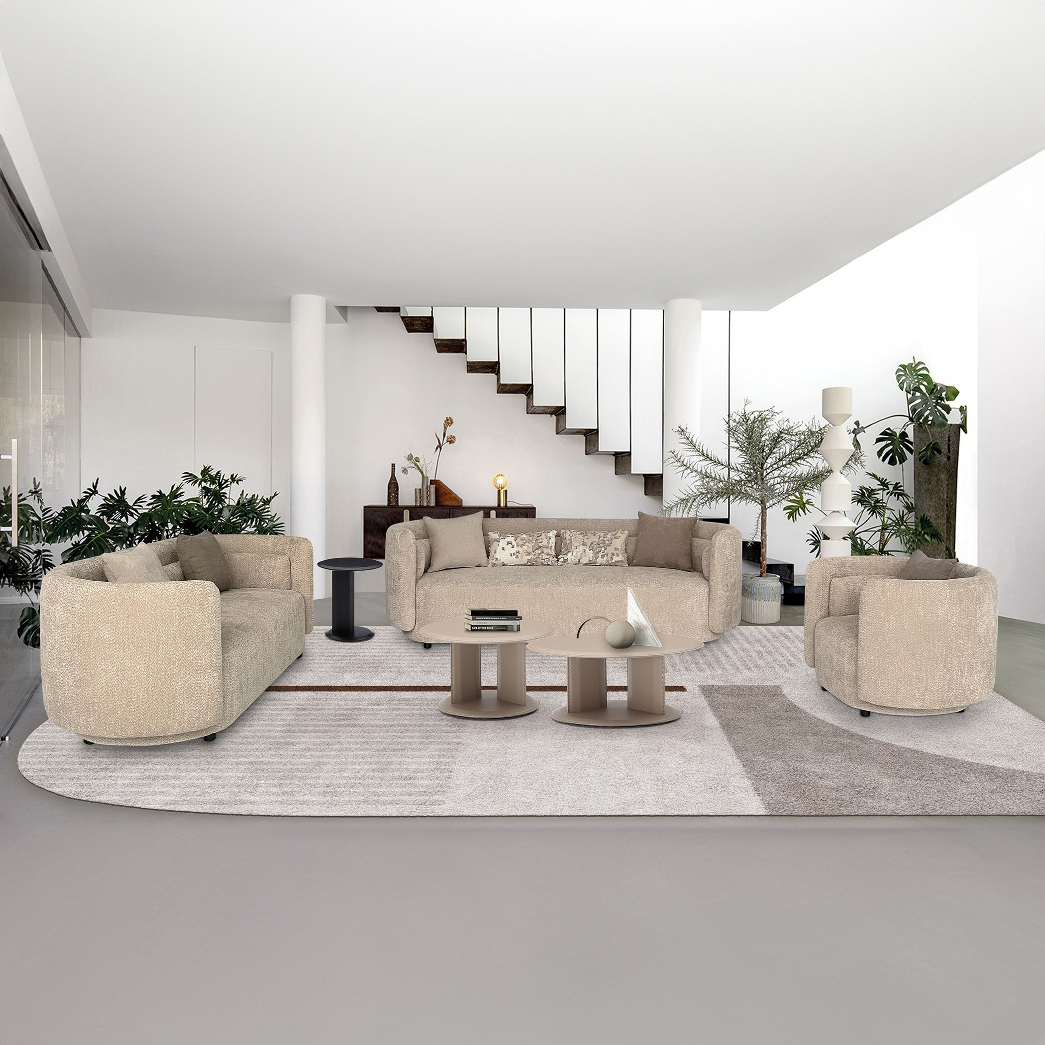 Lavie 3-Seater Fabric Sofa with 4 Cushions-hbxlivingroom-sofasandarmchairs-sofas-image-11