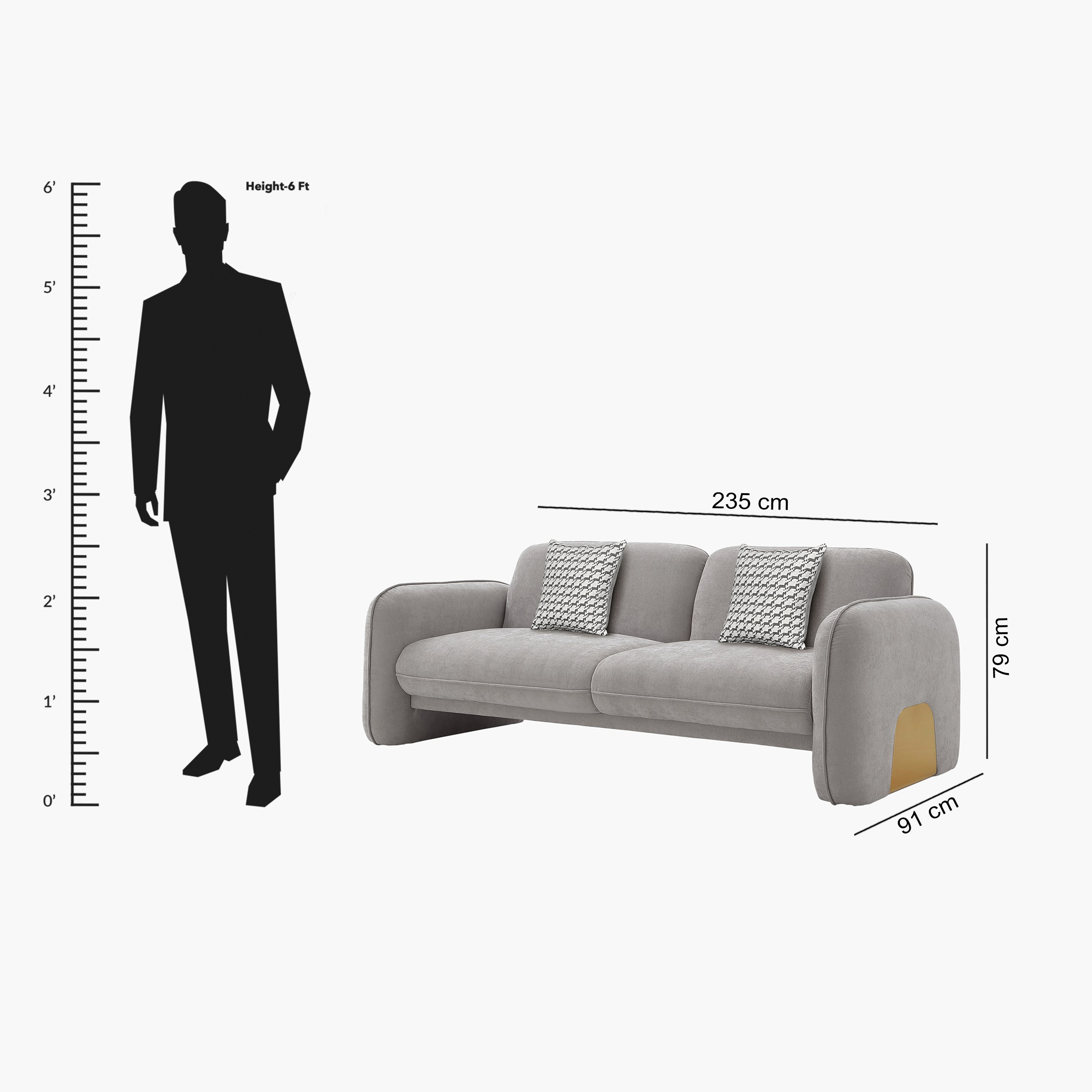 Falcon 3-Seater Fabric Sofa with 2 Cushions-hbxlivingroom-sofasandarmchairs-sofas-image-9
