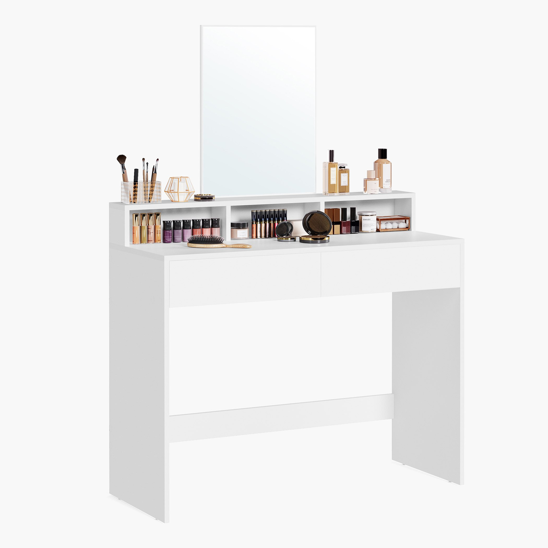 طاولة تزيين فانيتي مع مرآة و2 درج - برنسيس نيو من موڤو-hbxfurniture-kidsroom-kidsdressersandmirrors-image-4