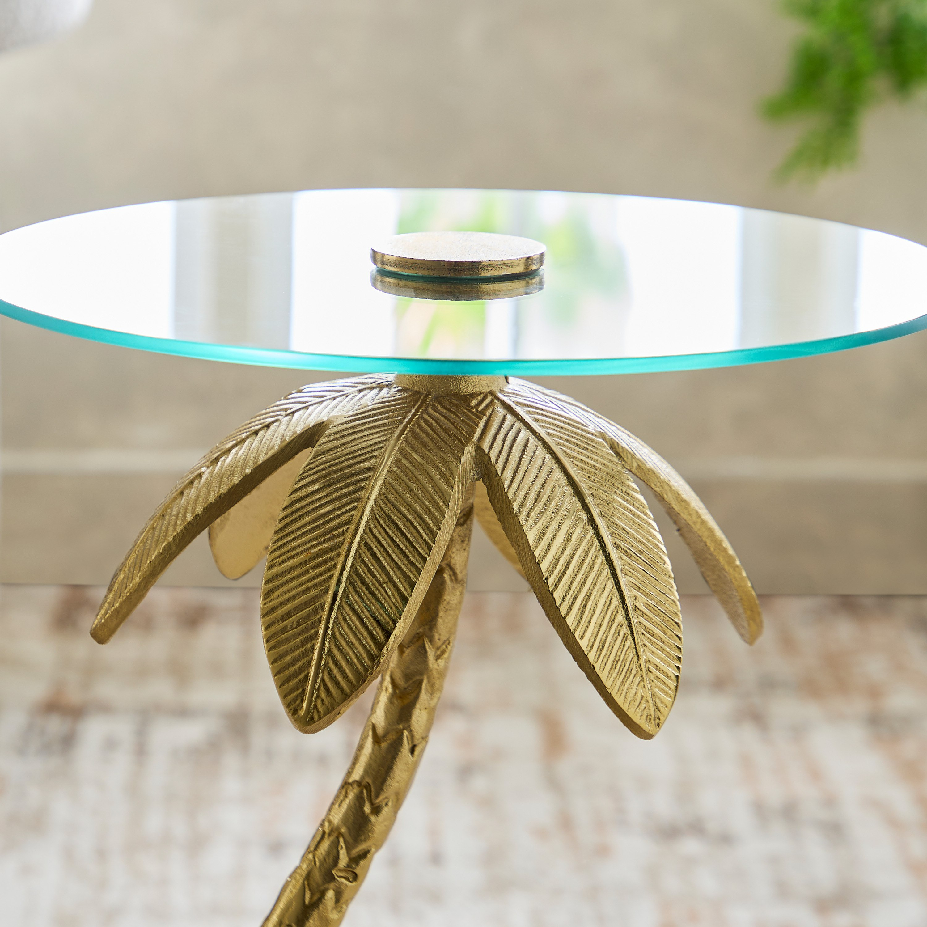 طاولة جانبية بسطح من الرخام الأصلي والزجاج - كاميل من فيندرا -hbxfurniture-livingroom-endtables-image-3