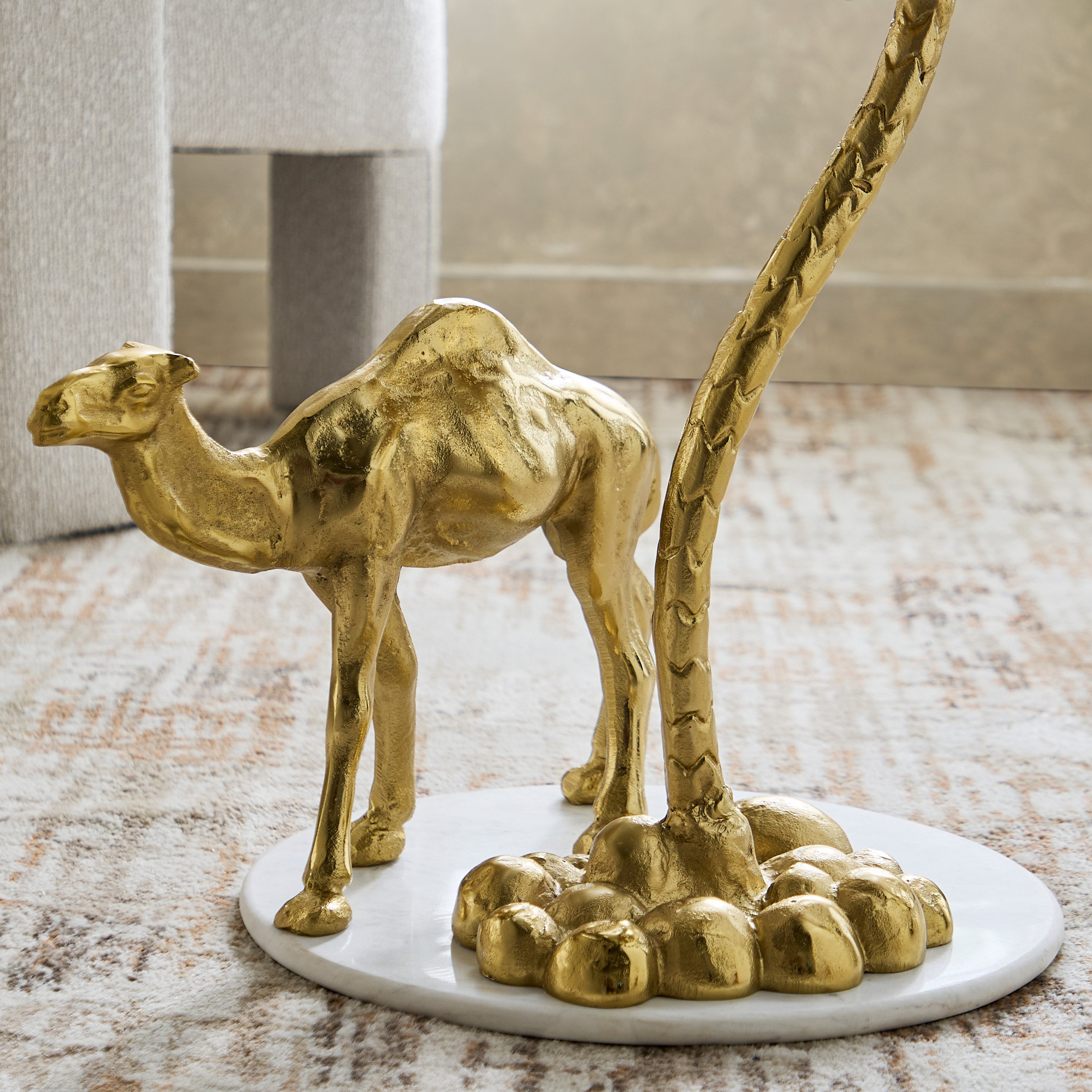 طاولة جانبية بسطح من الرخام الأصلي والزجاج - كاميل من فيندرا -hbxfurniture-livingroom-endtables-image-5