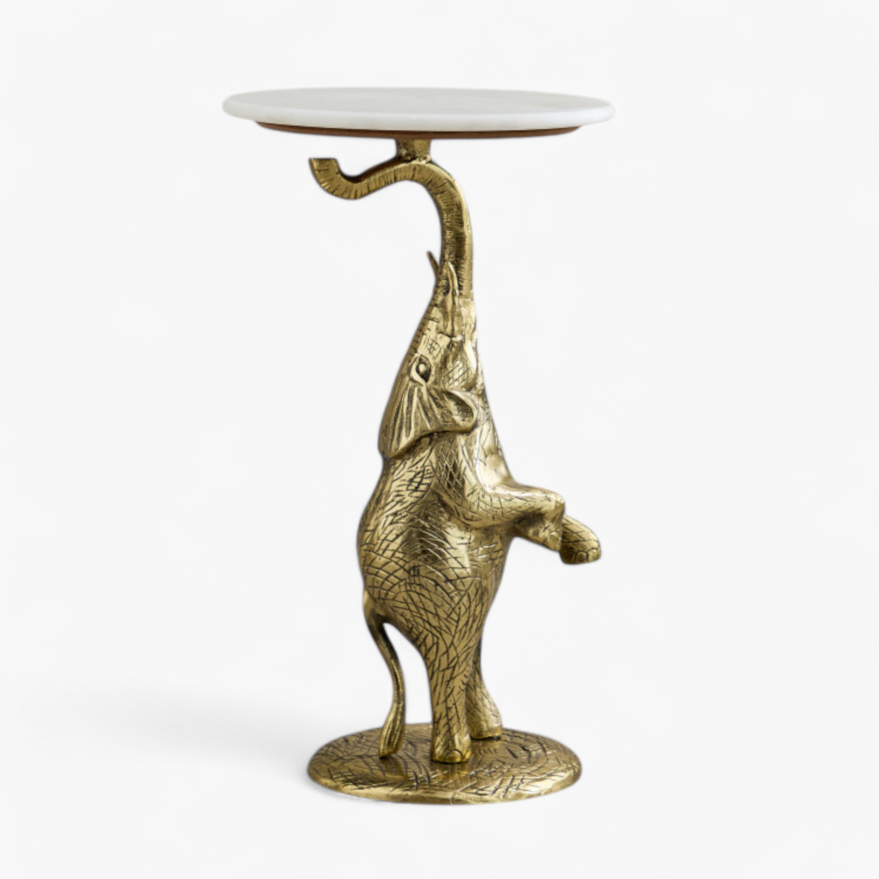 Cavon Gaj Genuine Marble Top Side Table-hbxfurniture-livingroom-endtables-image-8
