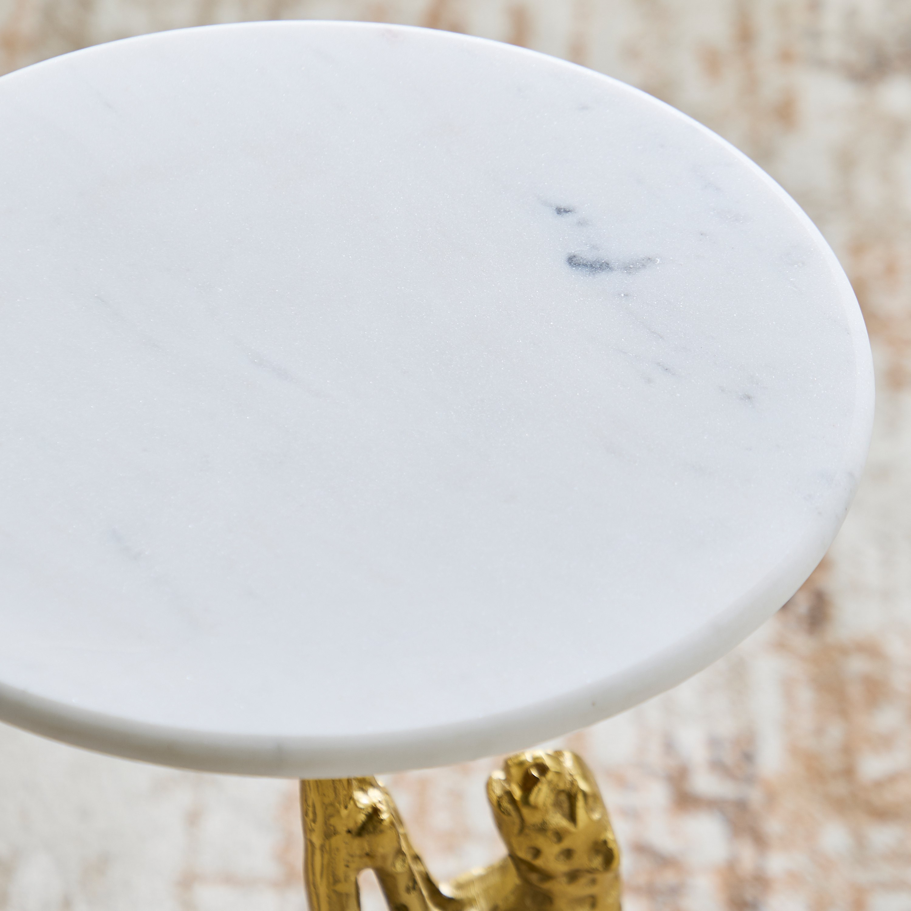 Cavon Leopard Genuine Marble Top Side Table-hbxfurniture-livingroom-endtables-image-5