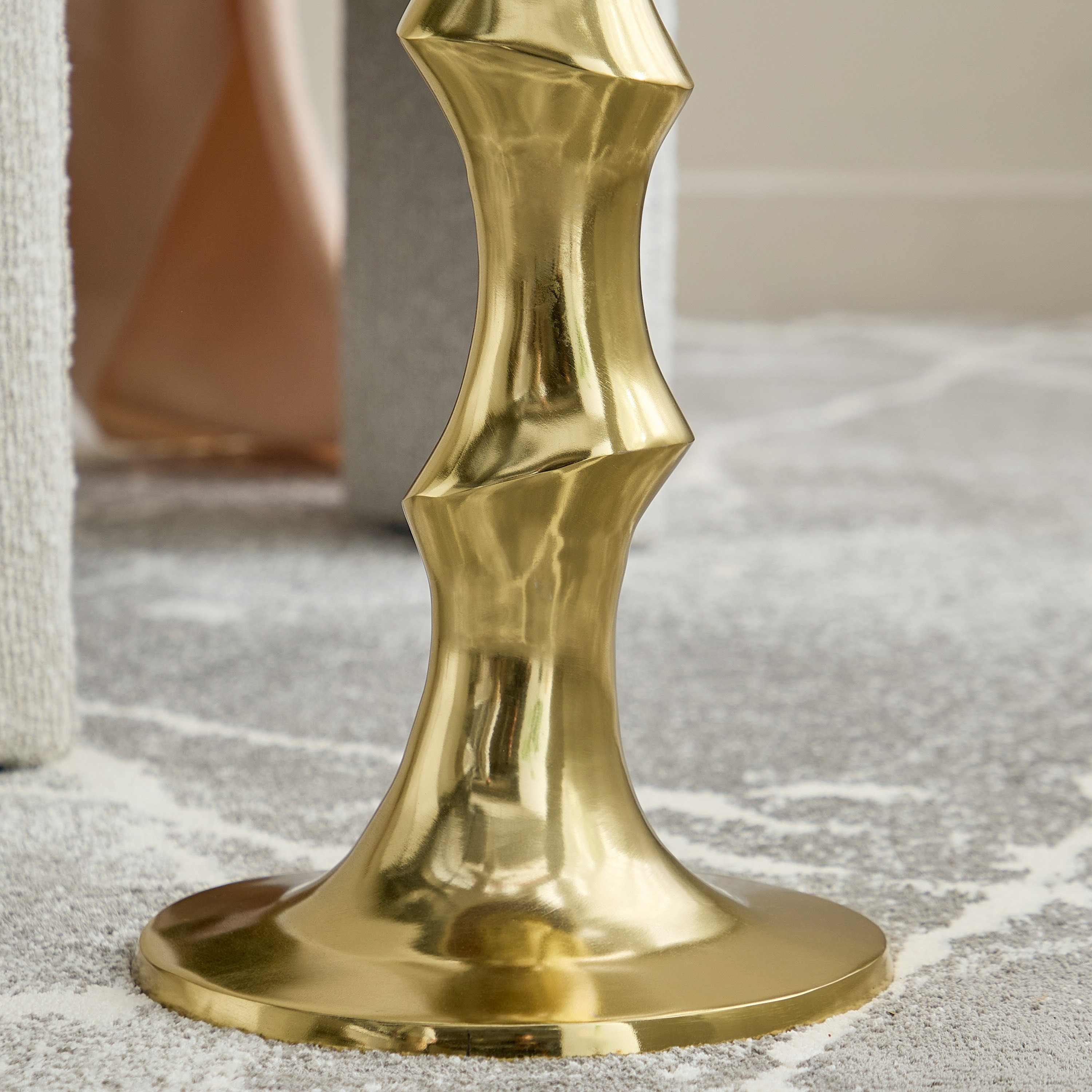 Cavon Julie Genuine Marble Top Side Table-hbxfurniture-livingroom-endtables-image-5