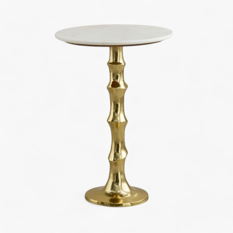 Cavon Julie Genuine Marble Top Side Table-hbxfurniture-livingroom-endtables-image-7