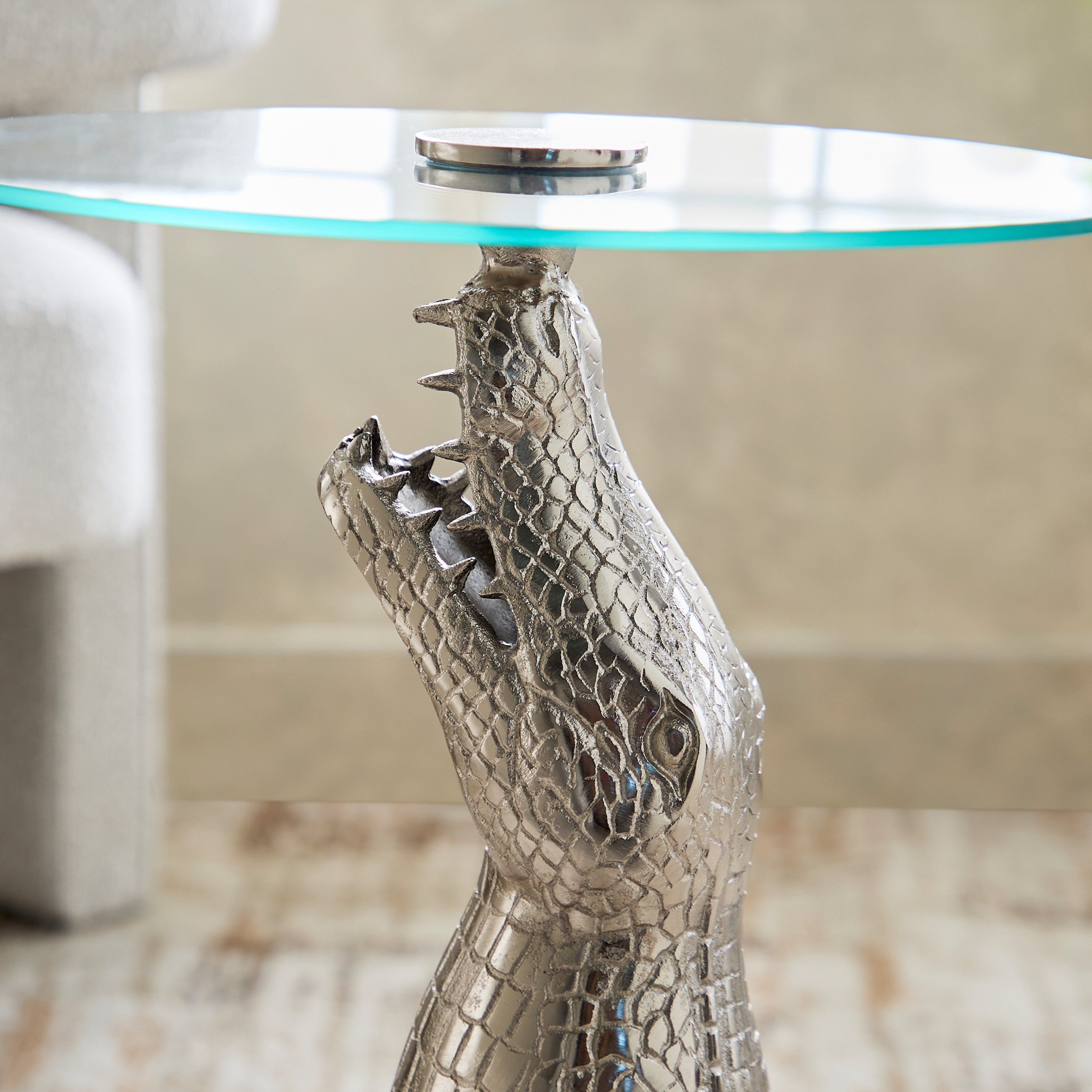 طاولة جانبية بسطح زجاج - كروكودايل من فيندرا-hbxfurniture-livingroom-endtables-image-3