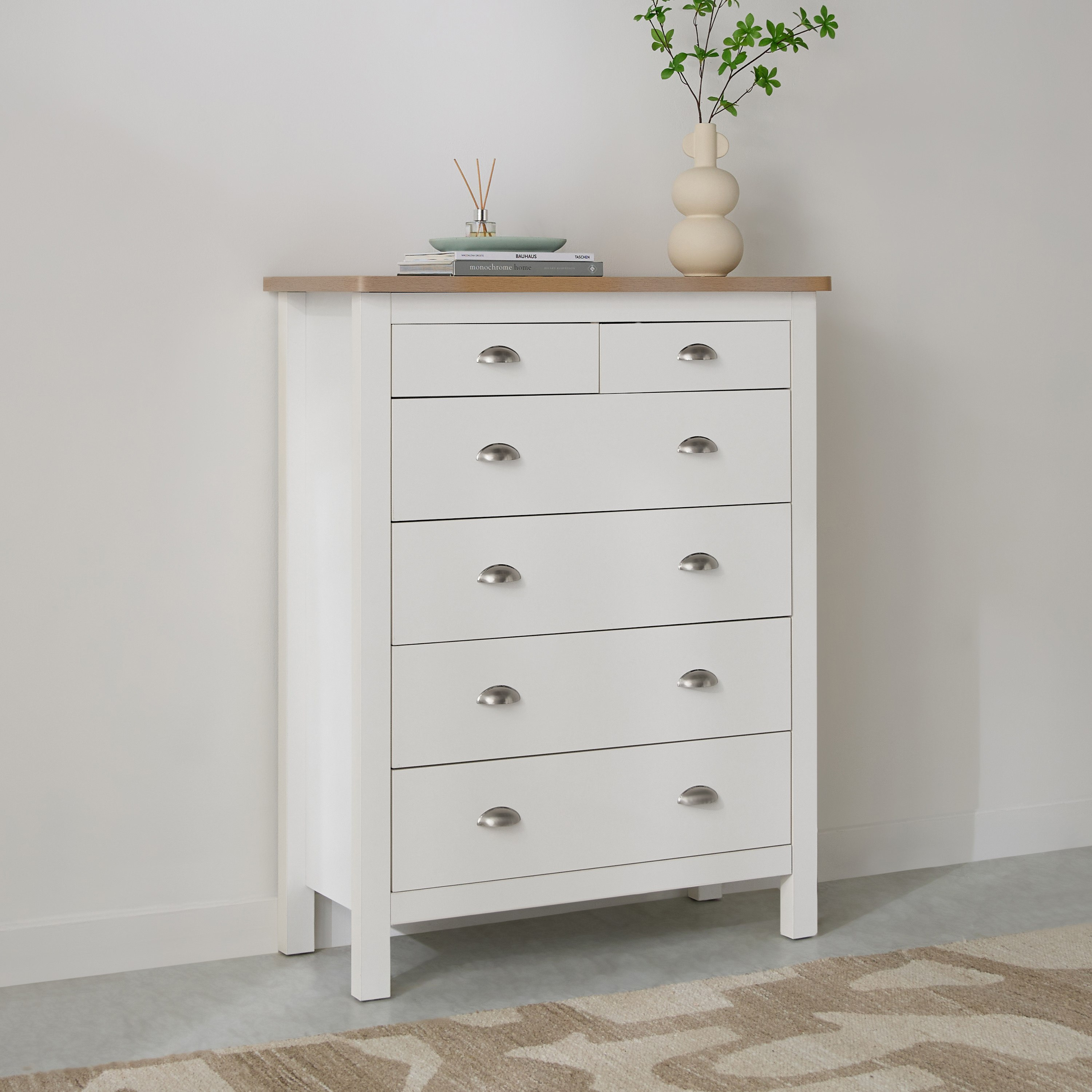 Lousiana Chest of 6 Drawers-hbxfurniture-dressersandchests-chestofdrawers-image-1