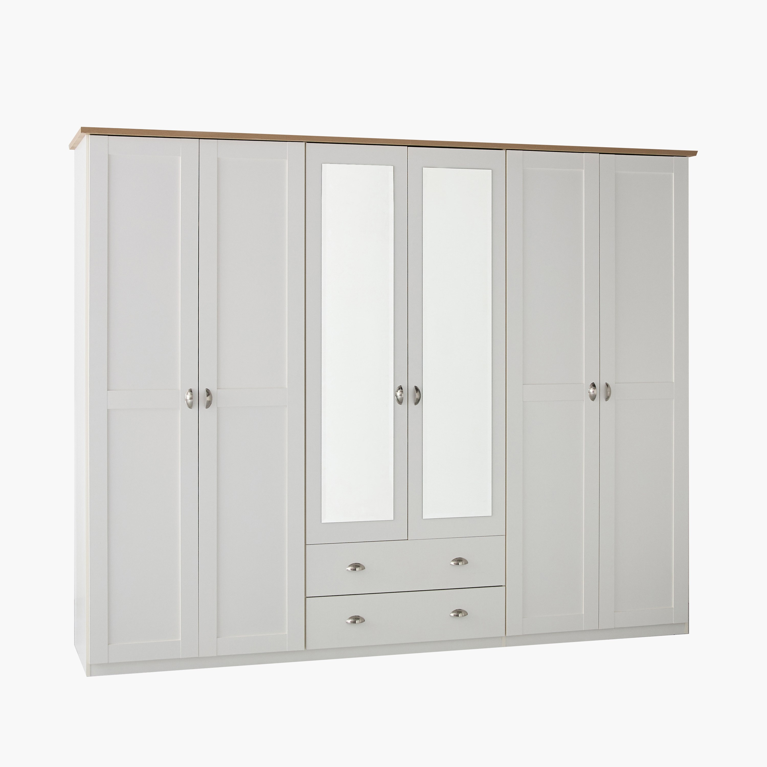 خزانة ملابس 6 أبواب ودرجين ومرايا من لويزيانا-hbxfurniture-wardrobes-image-12