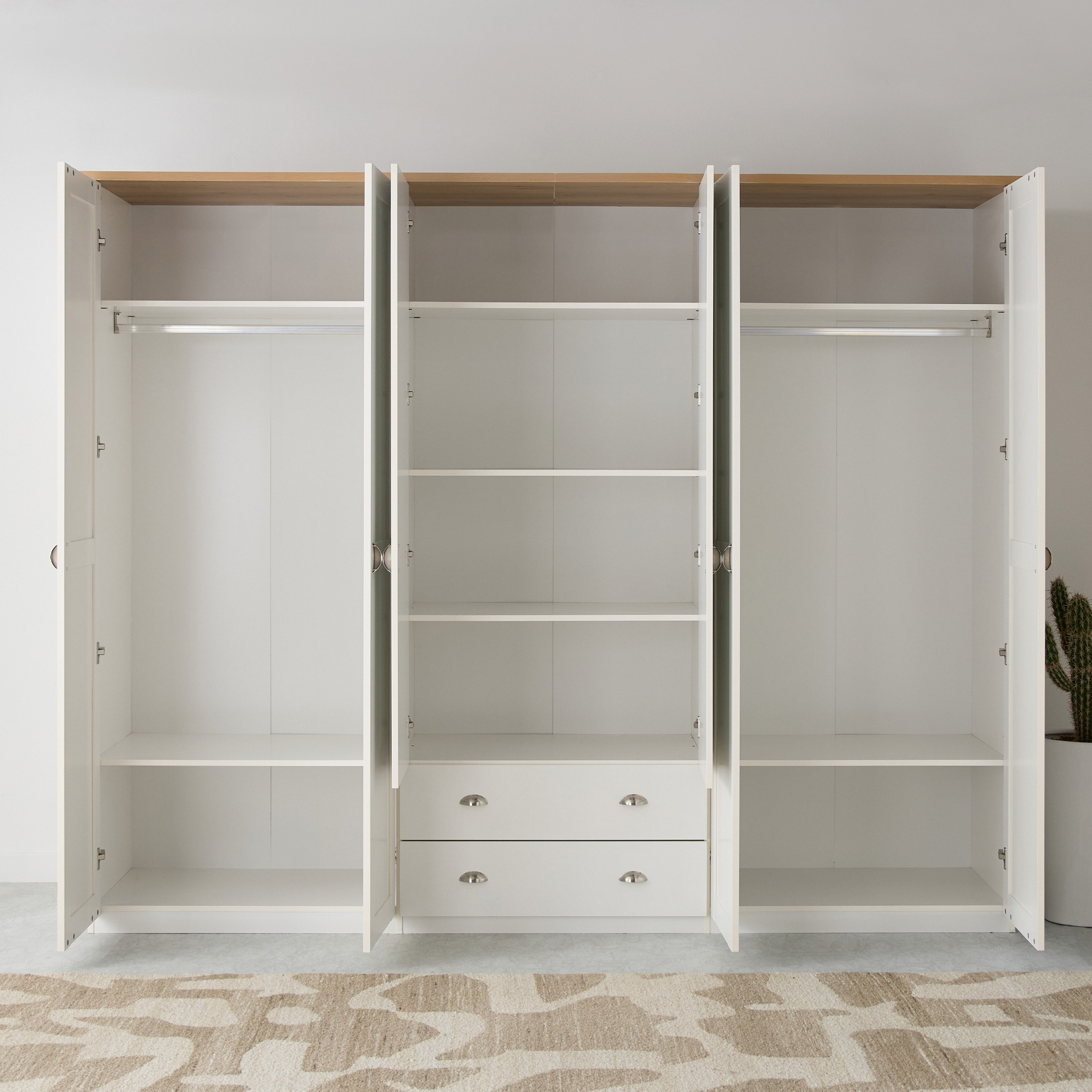 خزانة ملابس 6 أبواب ودرجين ومرايا من لويزيانا-hbxfurniture-wardrobes-image-6