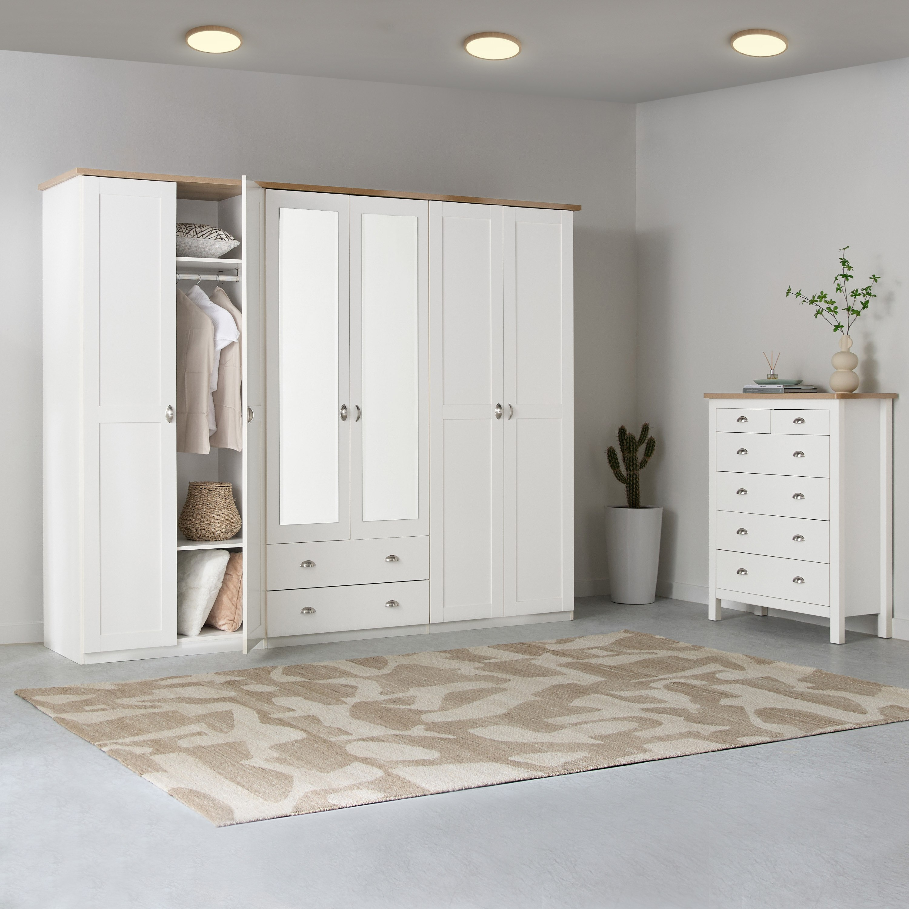 خزانة ملابس 6 أبواب ودرجين ومرايا من لويزيانا-hbxfurniture-wardrobes-image-11