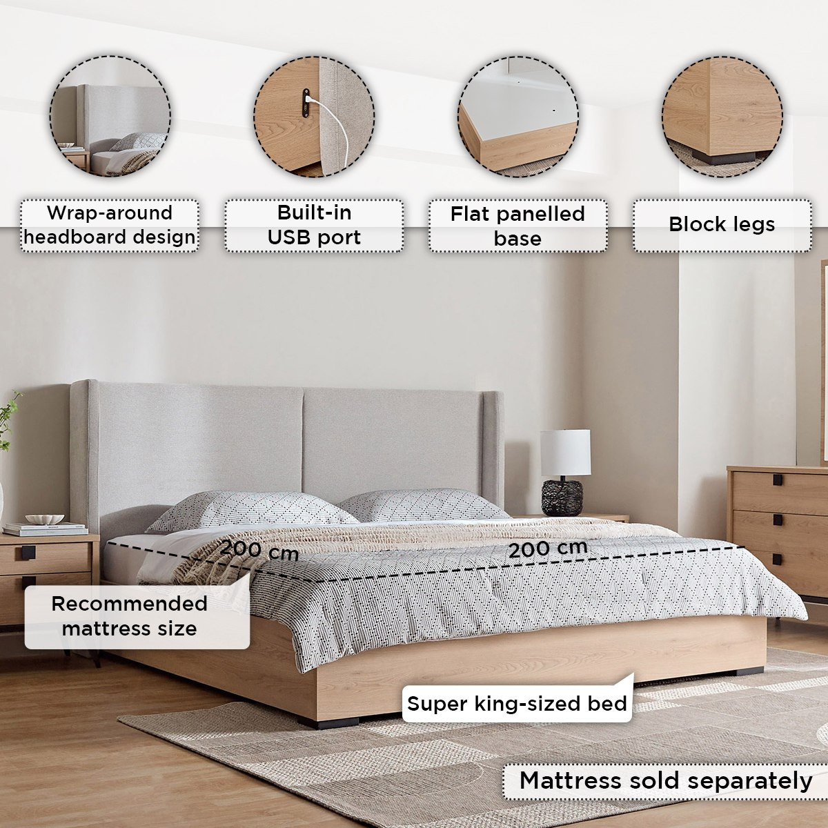 طقم غرفة نوم سوبر كينج 5 قطع من لوكا- 200x200 سم-hbxbedroom-bedsandbedsets-bedroomsets-superking-image-20