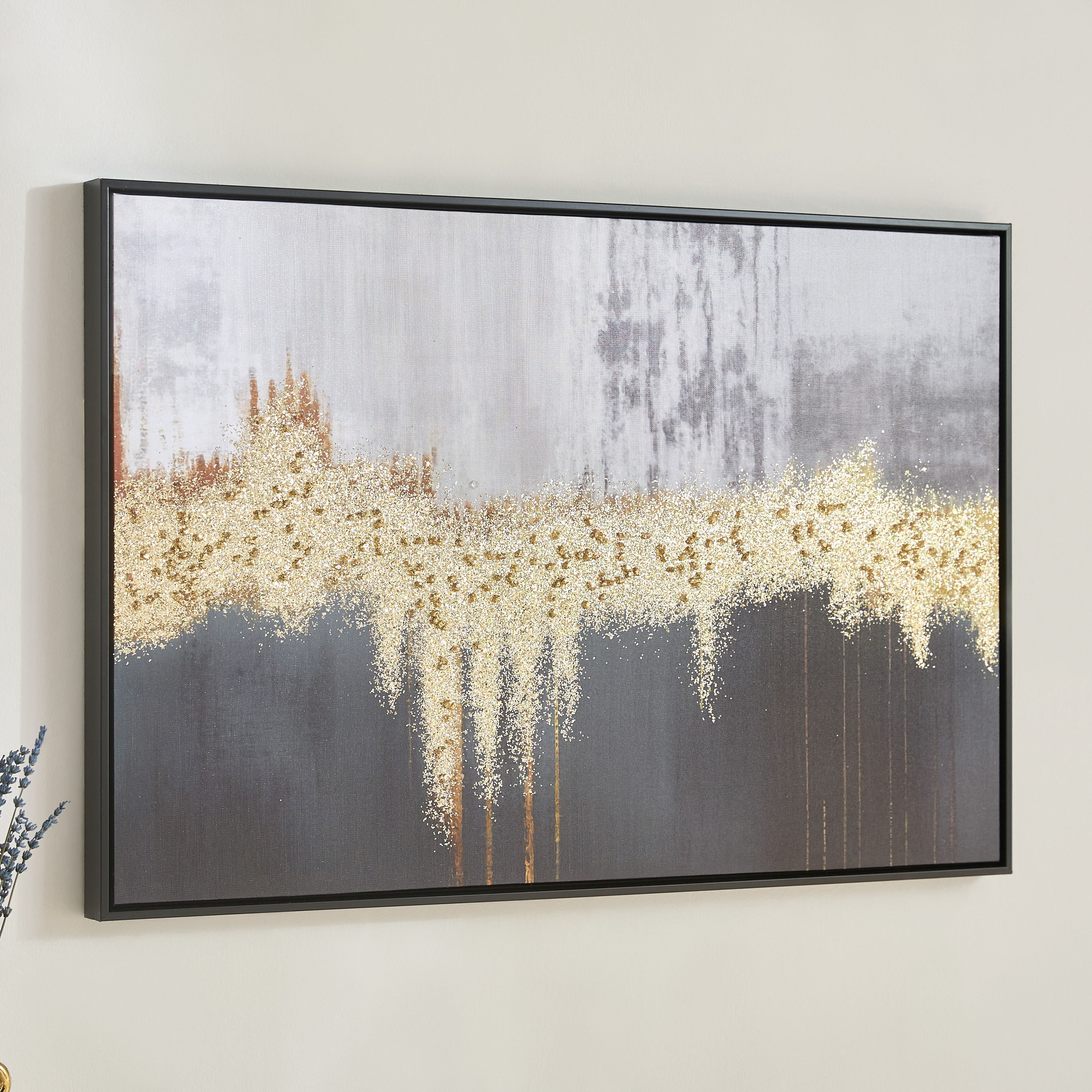 لوحة قماش مؤطرة بخرز وجليتر كثيف من فيستا - 60x90x38 سم-PROMO_HB_AE_B1G1_250925-image-1