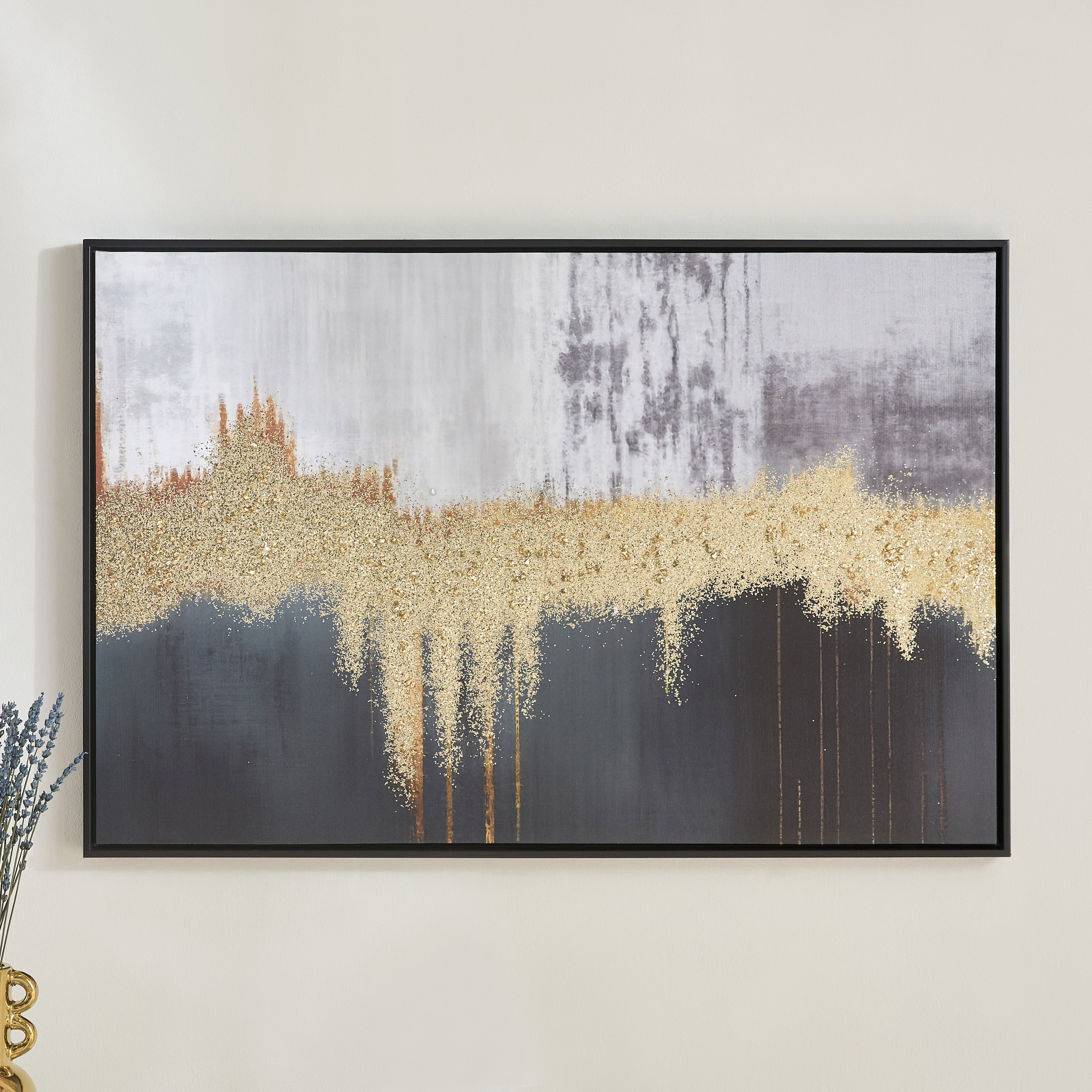لوحة قماش مؤطرة بخرز وجليتر كثيف من فيستا - 60x90x38 سم-PROMO_HB_AE_B1G1_250925-image-2