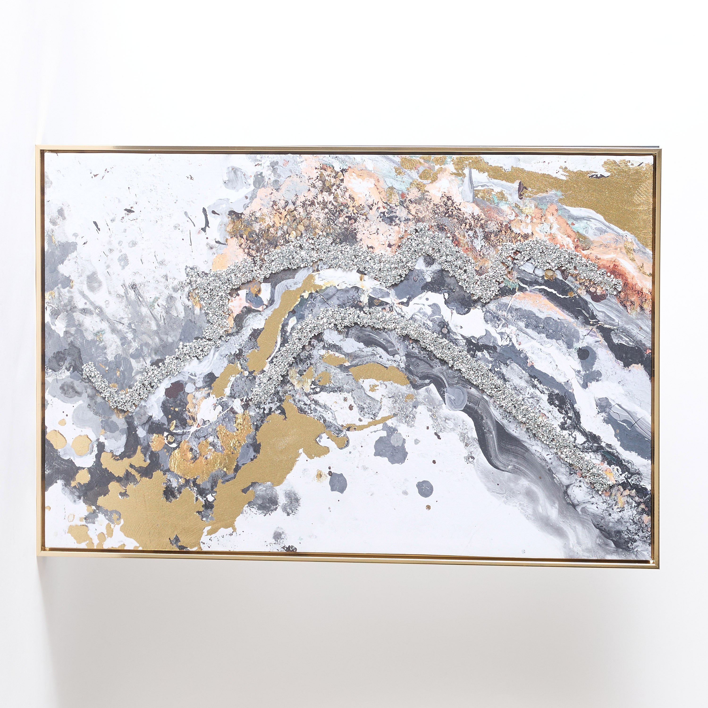 لوحة كانفاس بإطار وخرز كريستال من فيستا - 60x90x38 سم-hbxhomeware-hbxdecorandfurnishings-image-5