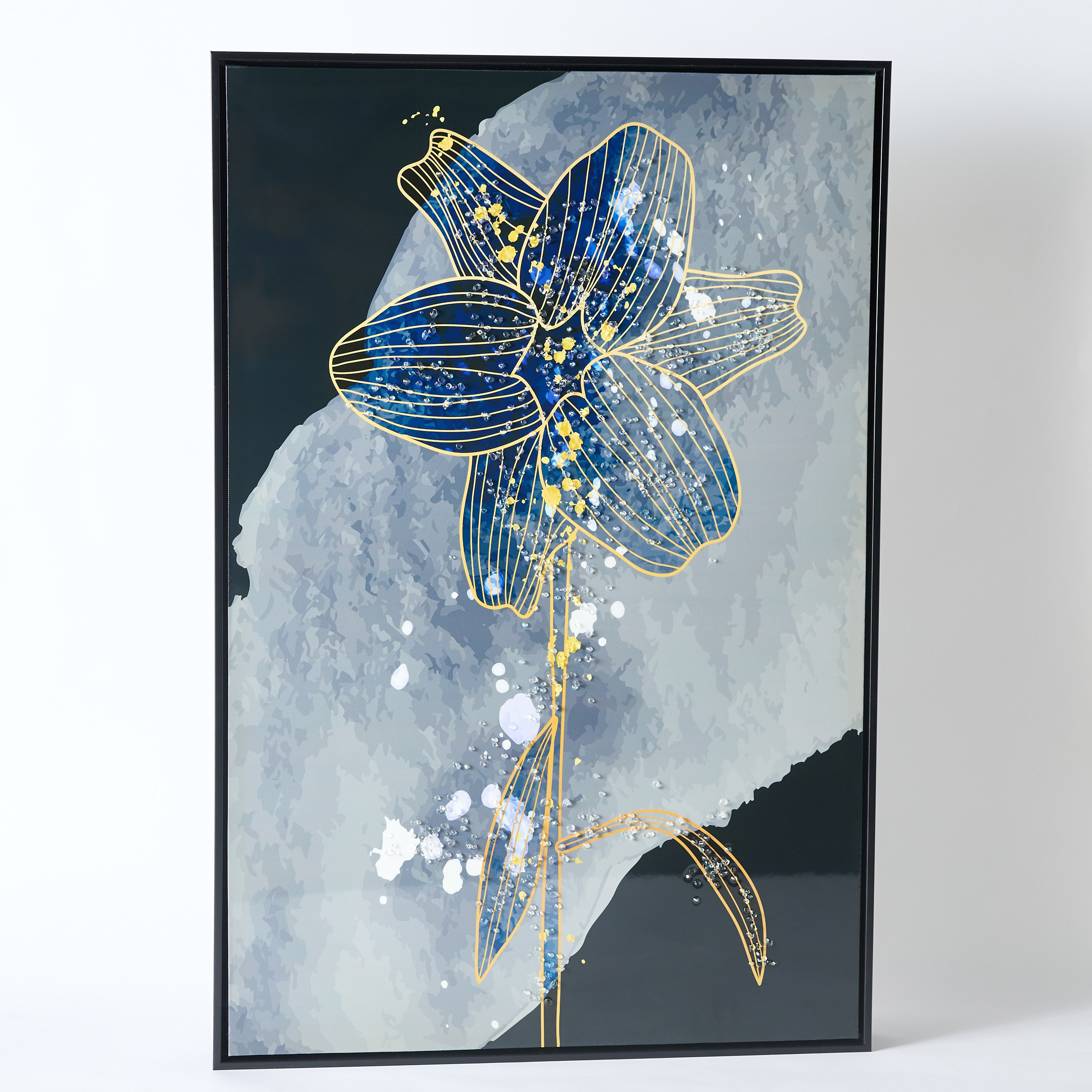 لوحة كانفاس قماشية بإطار من الزهور مع خرز من فيستا - 60x90x38 سم-hbxhomeware-hbxdecorandfurnishings-image-5