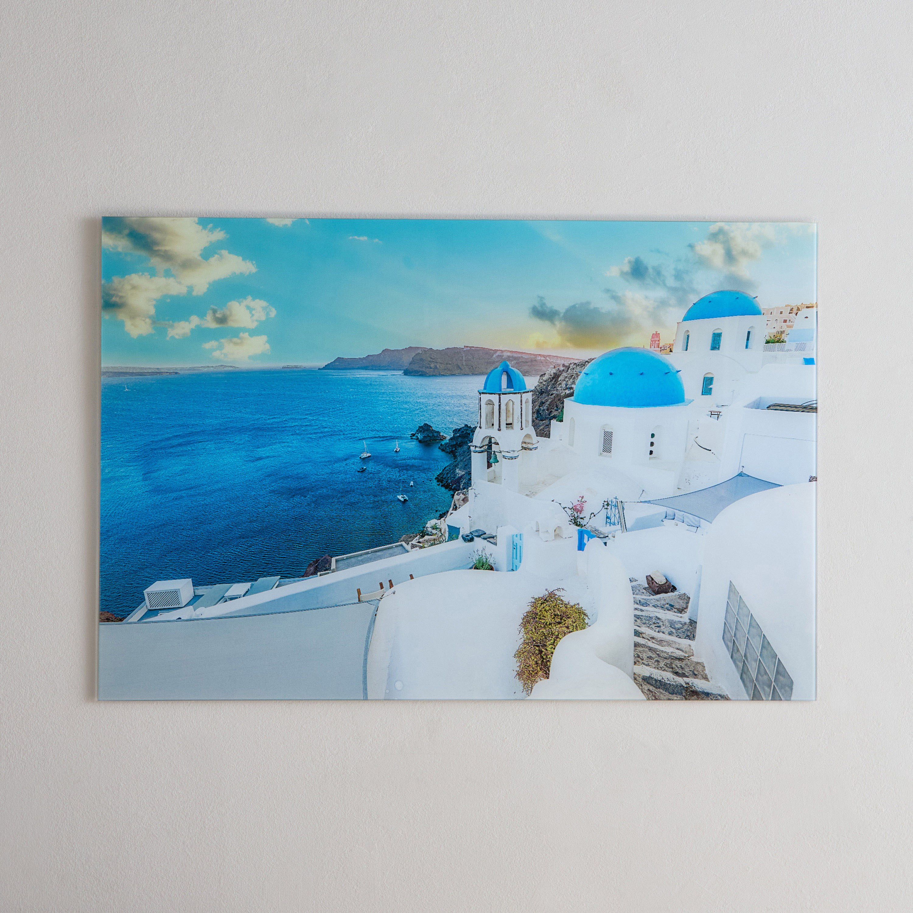 زينة حائط من الزجاج المعالج حراريًا بتصيم شروق الشمس من فيستا - 60x90 سم-hbxhomeware-hbxdecorandfurnishings-image-2